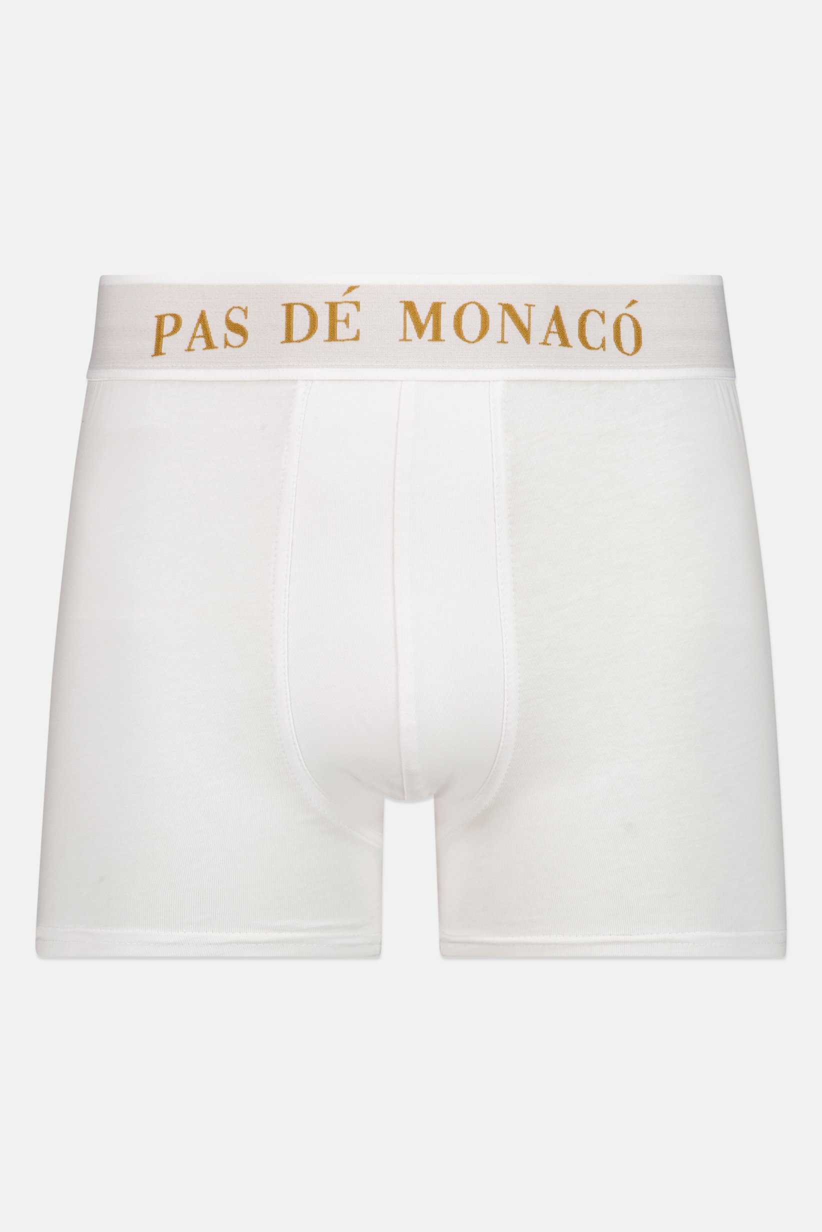 Men 3 Pieces Stretch Fit Brand Logo Boxer Brief, White