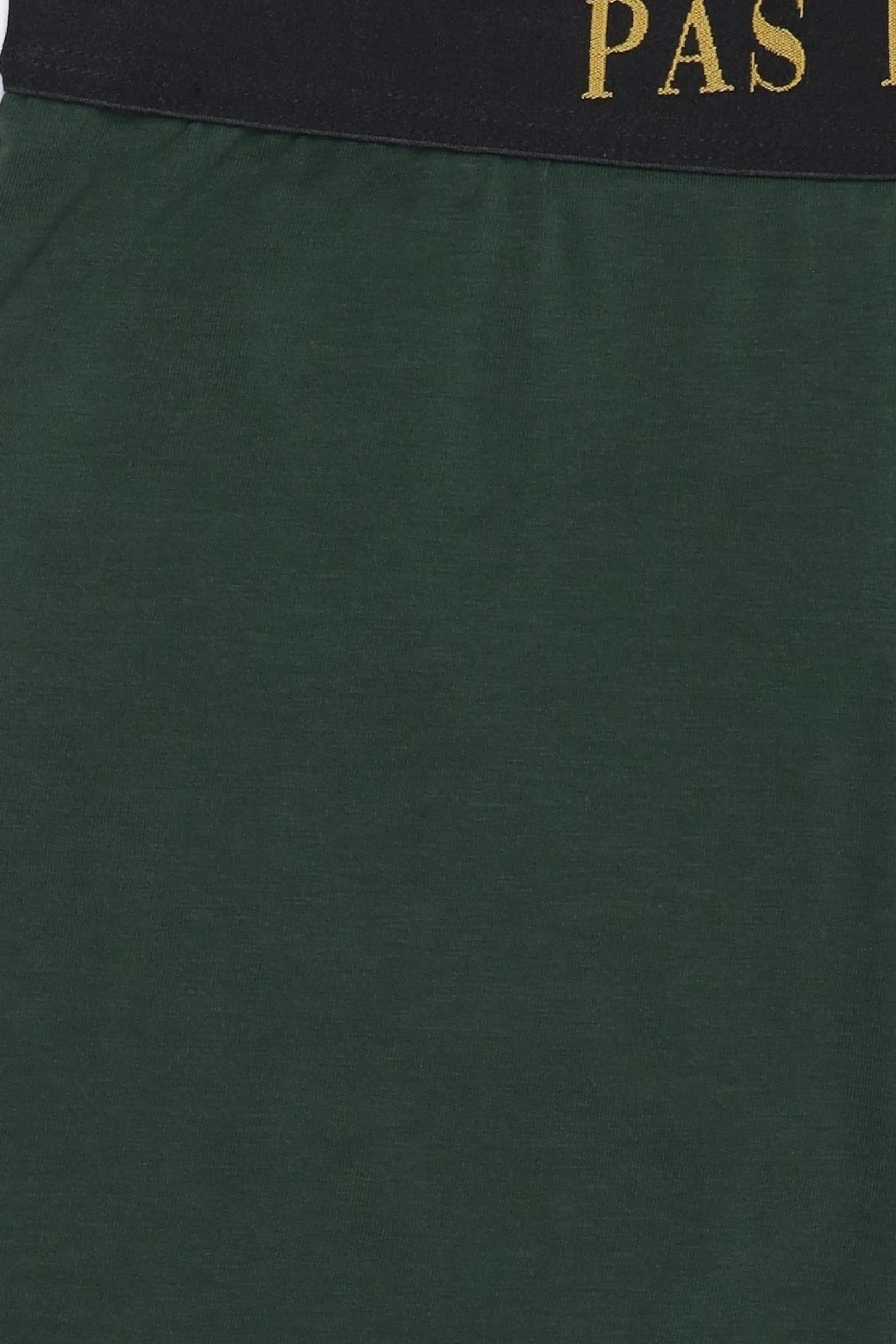 Men 3 Pieces Brand Logo Boxer Briefs, Dark Green