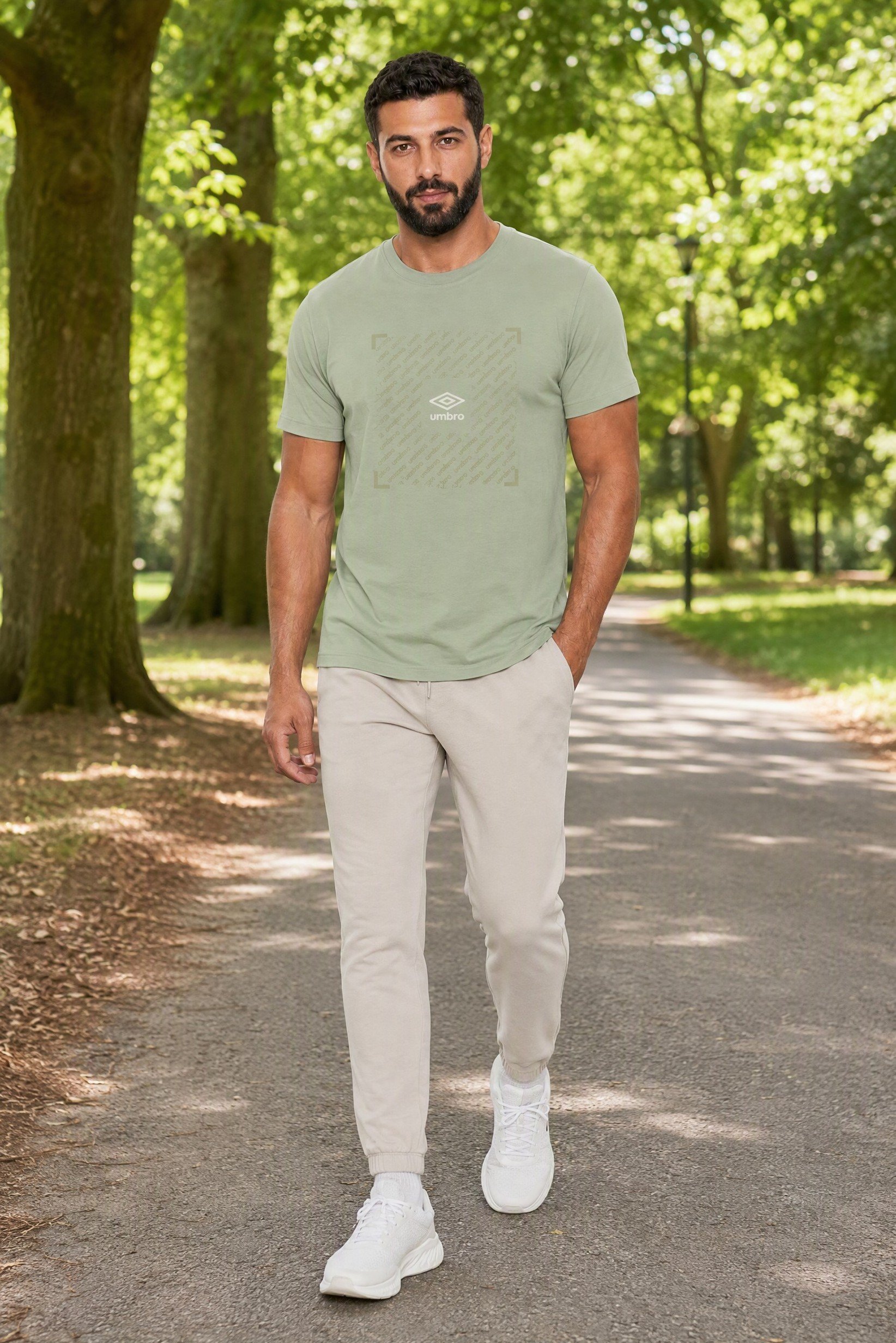 Men Sportswear Fit Short Sleeve Outdoor T-Shirt, Sage Green