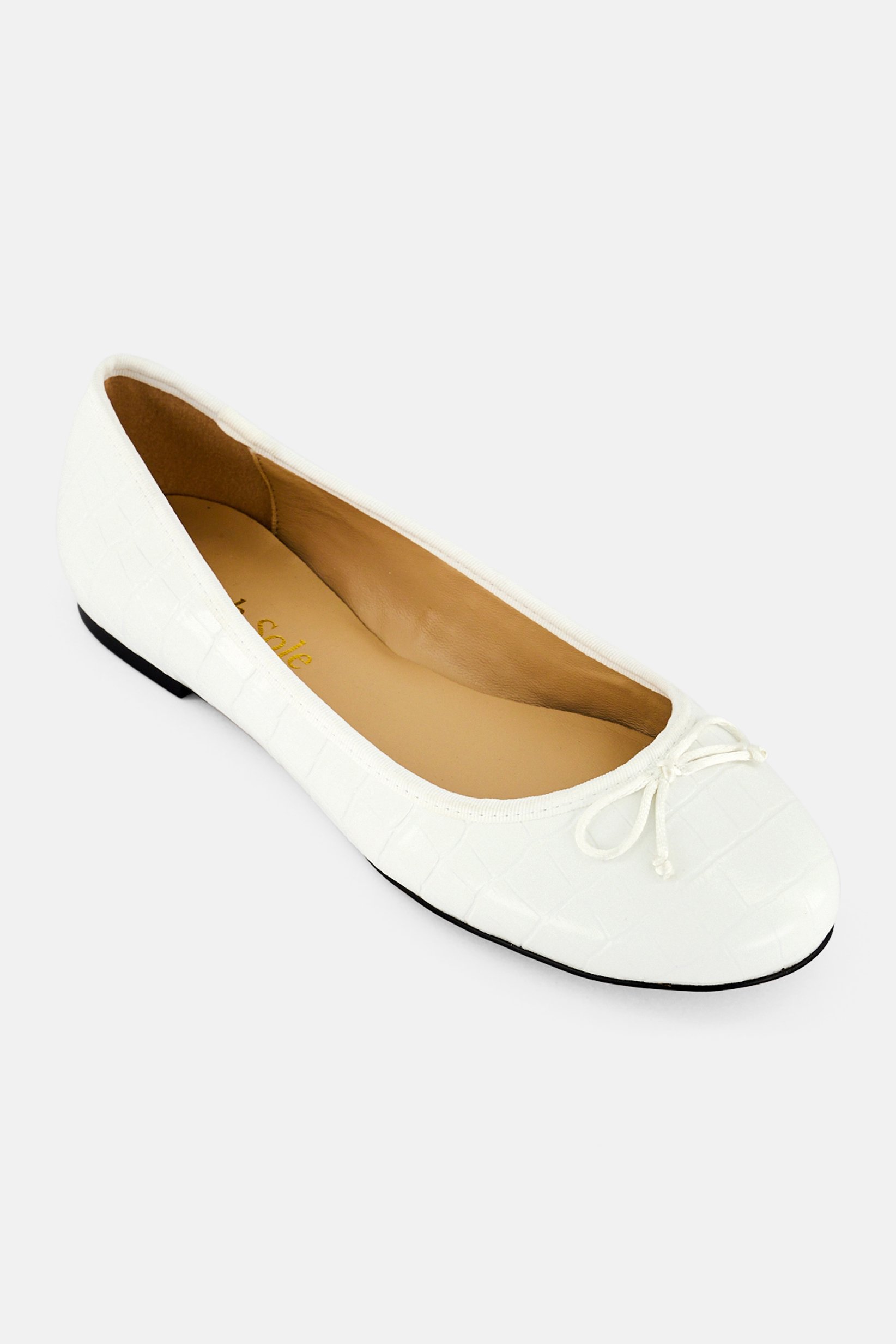 Women Slip On Flat Shoes, White