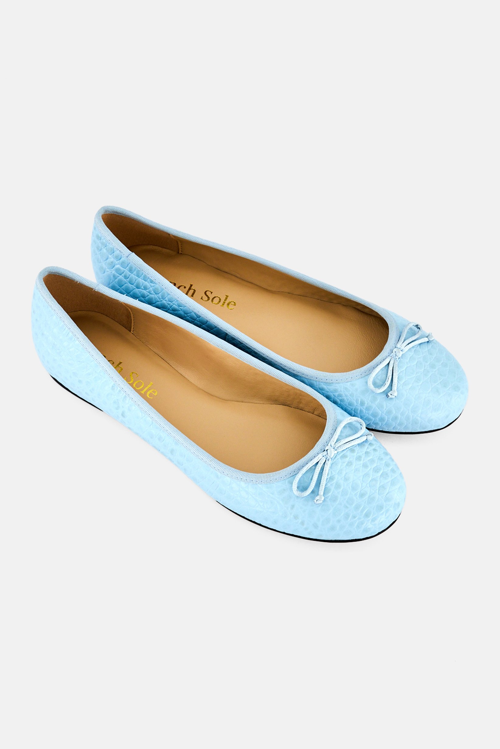 Women Maddox Slip On Flat Shoes, Mint Blue