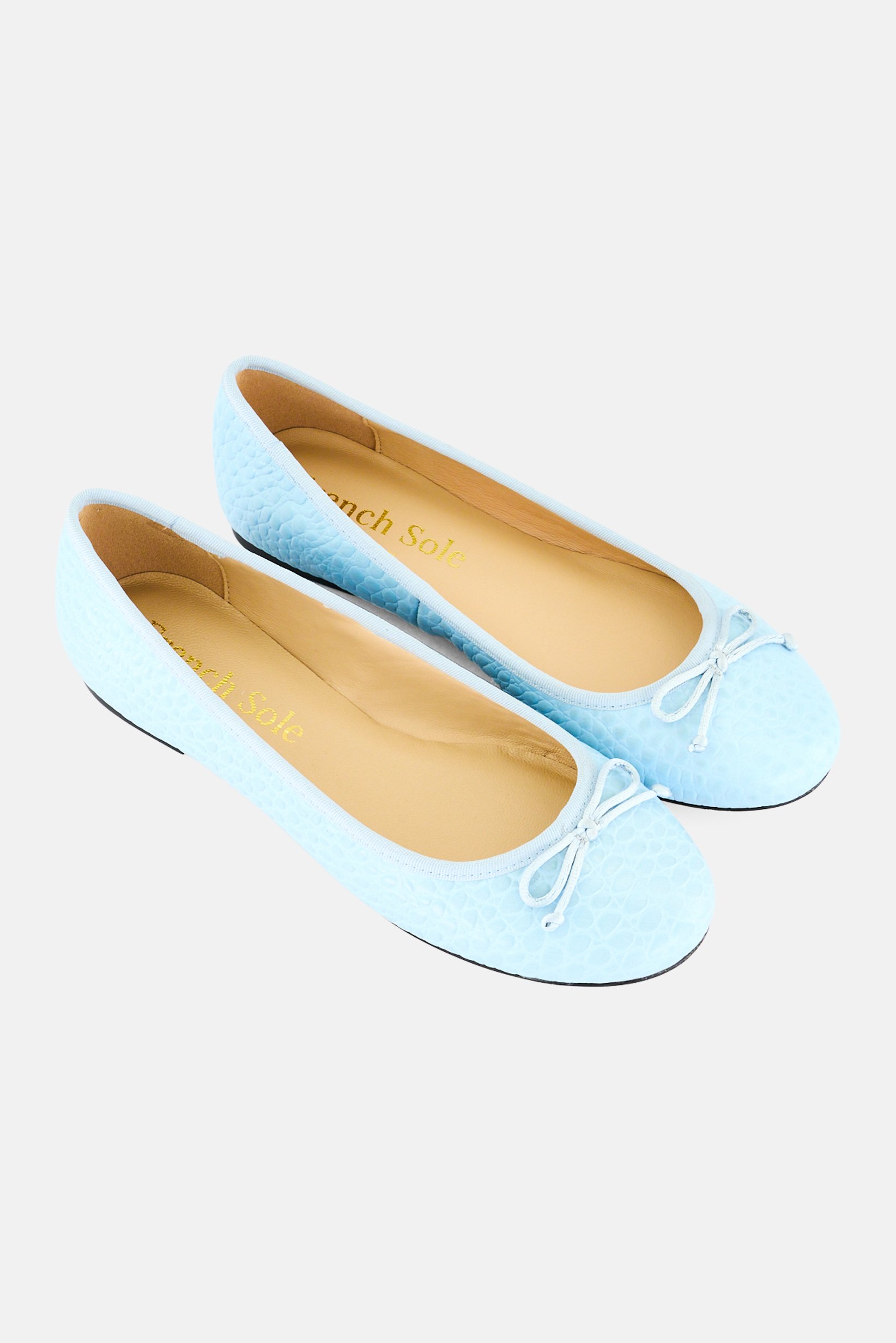 Women Slip On Flats, Light Blue