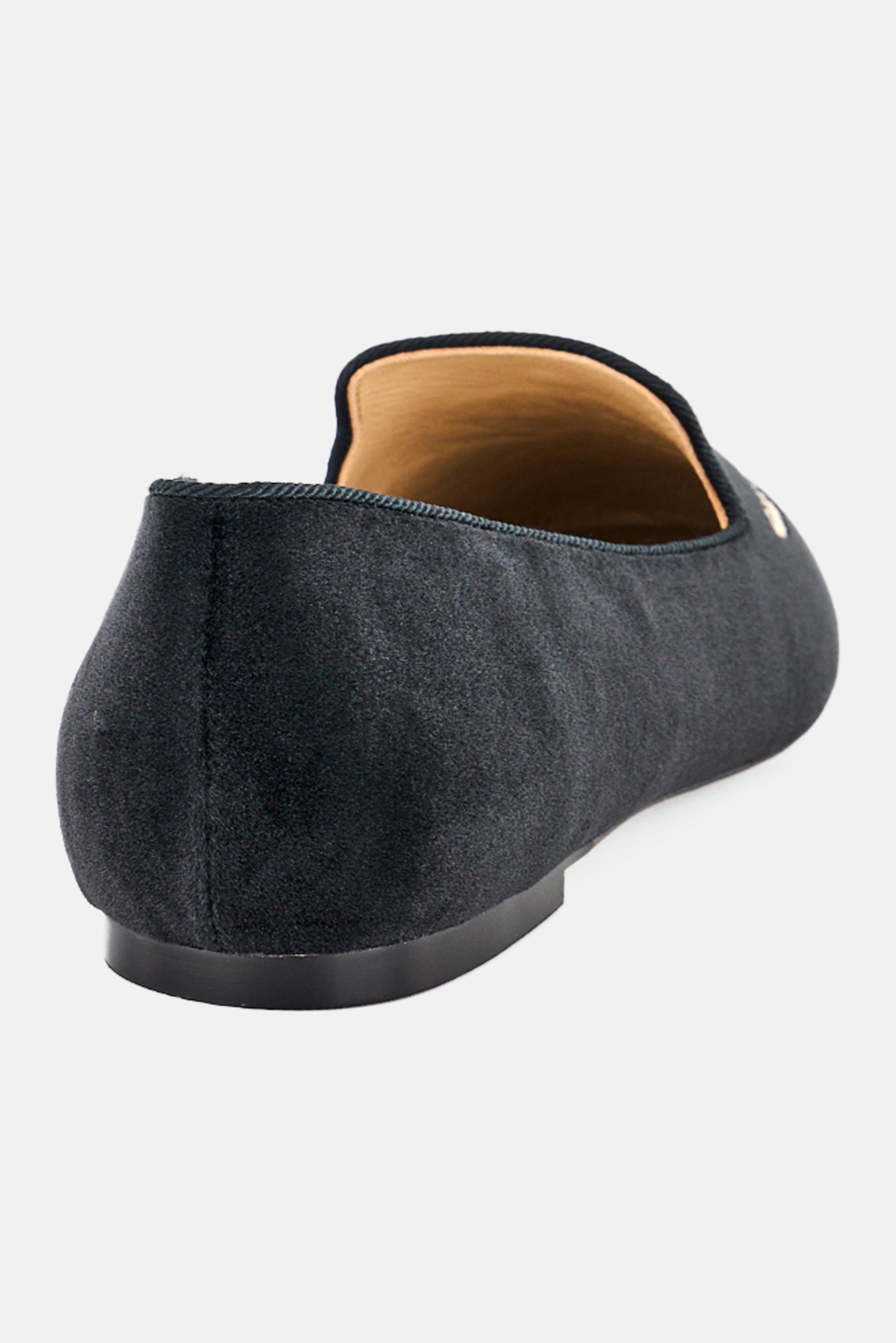 Women Hefner Slip On Flats, Black