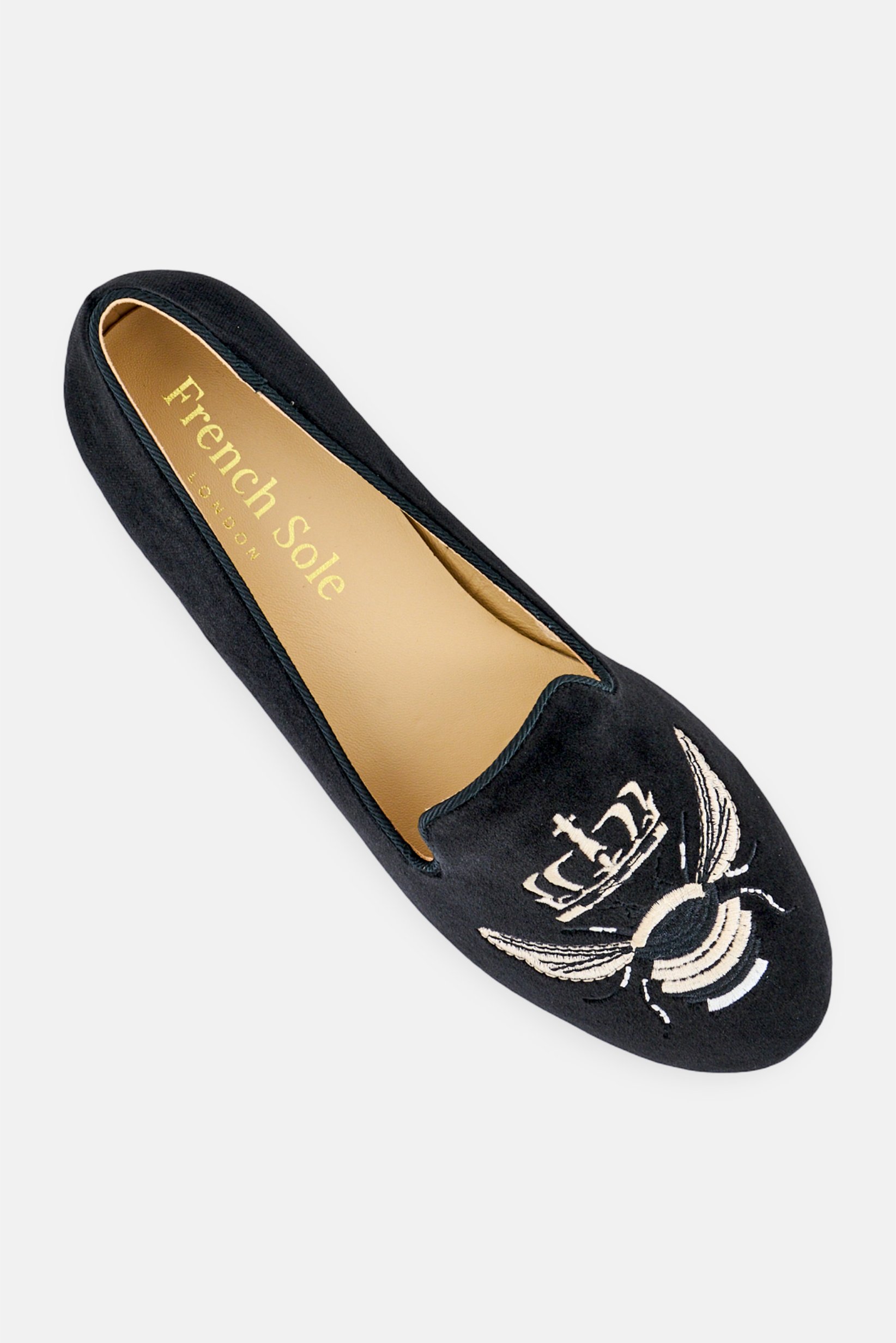 Women Hefner Slip On Flats, Black