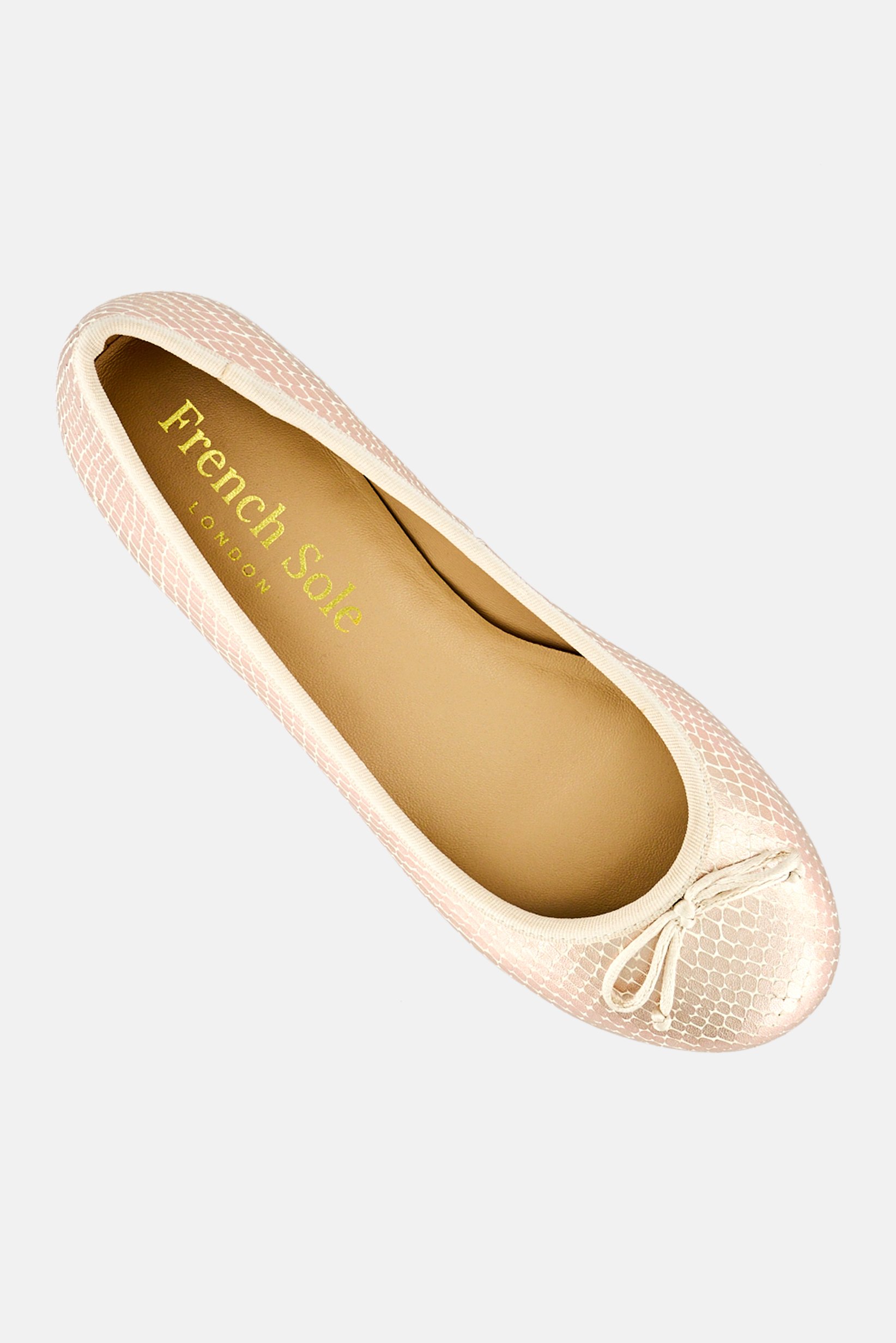 Women Slip On Flat Shoes, Light Gold