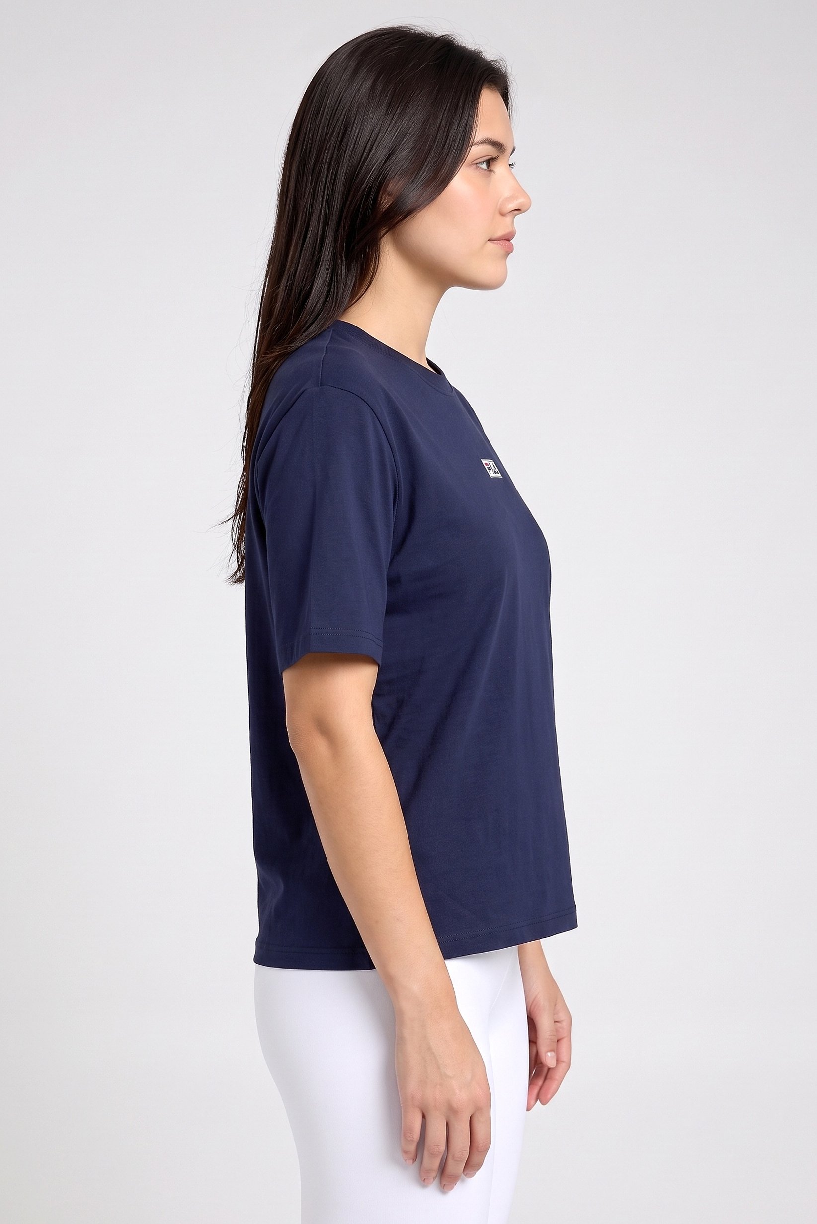 Women Boxy Fit Short Sleeve Outdoor T-Shirt, Navy