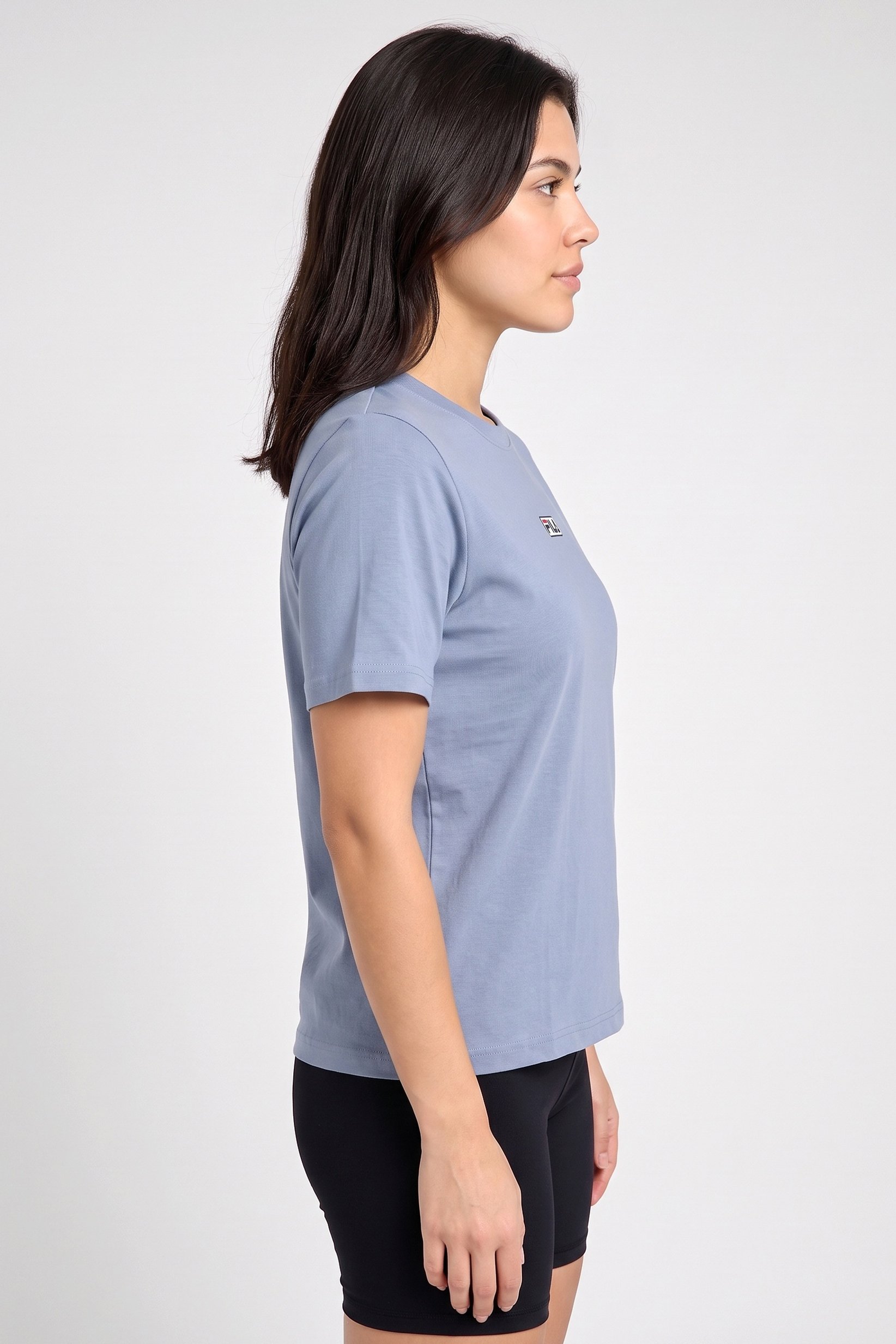 Women Boxy Fit Short Sleeve Outdoor T-Shirt, Slate Blue
