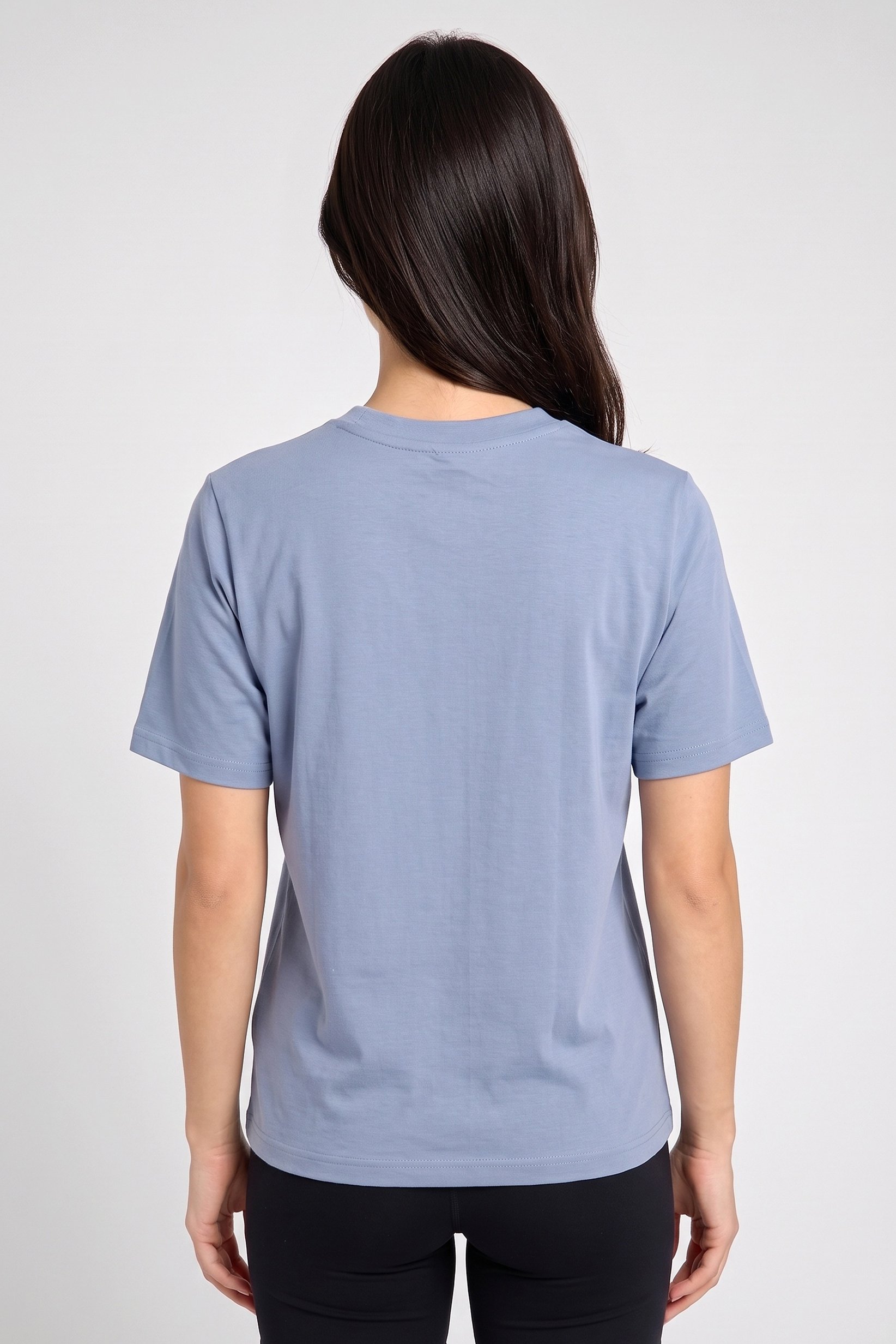 Women Boxy Fit Short Sleeve Outdoor T-Shirt, Slate Blue