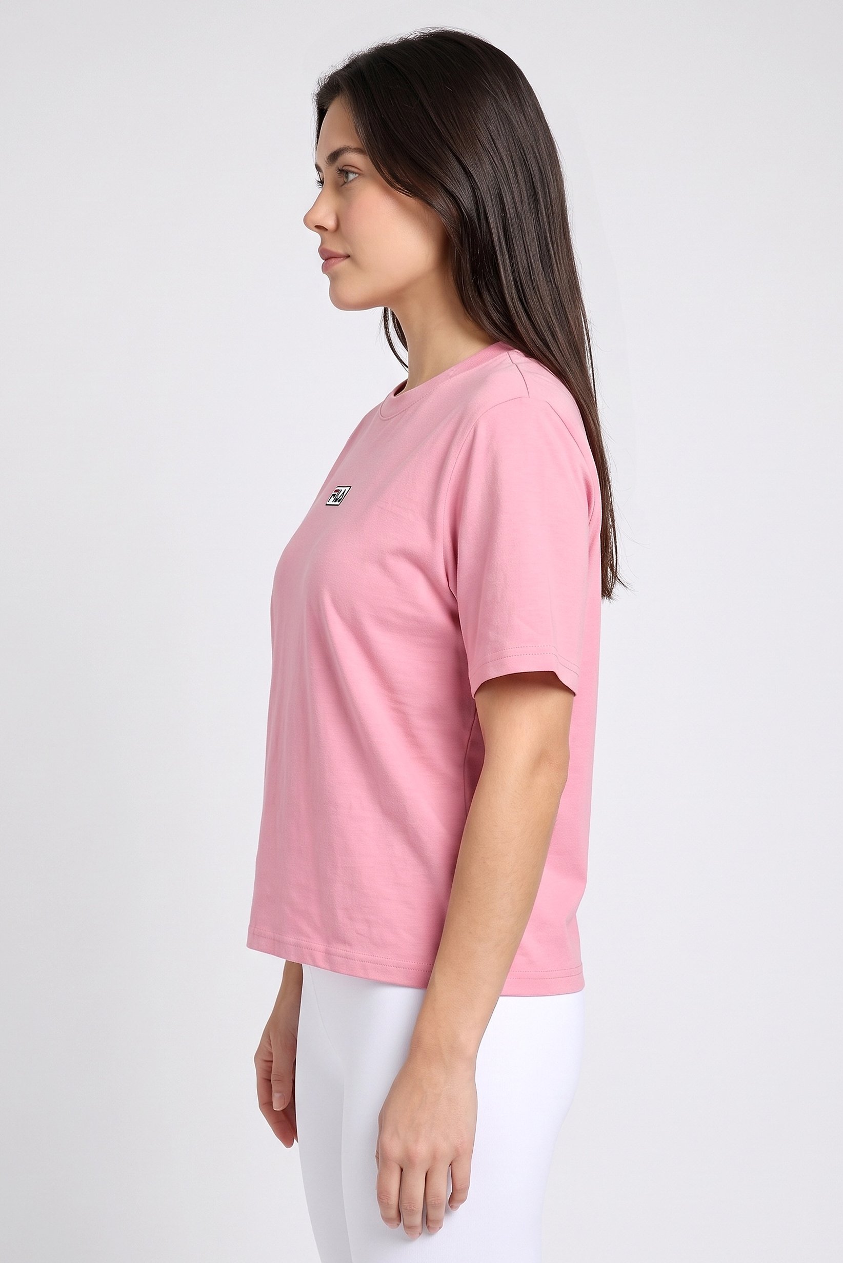 Women Boxy Fit Short Sleeve Outdoor T-Shirt, Pink
