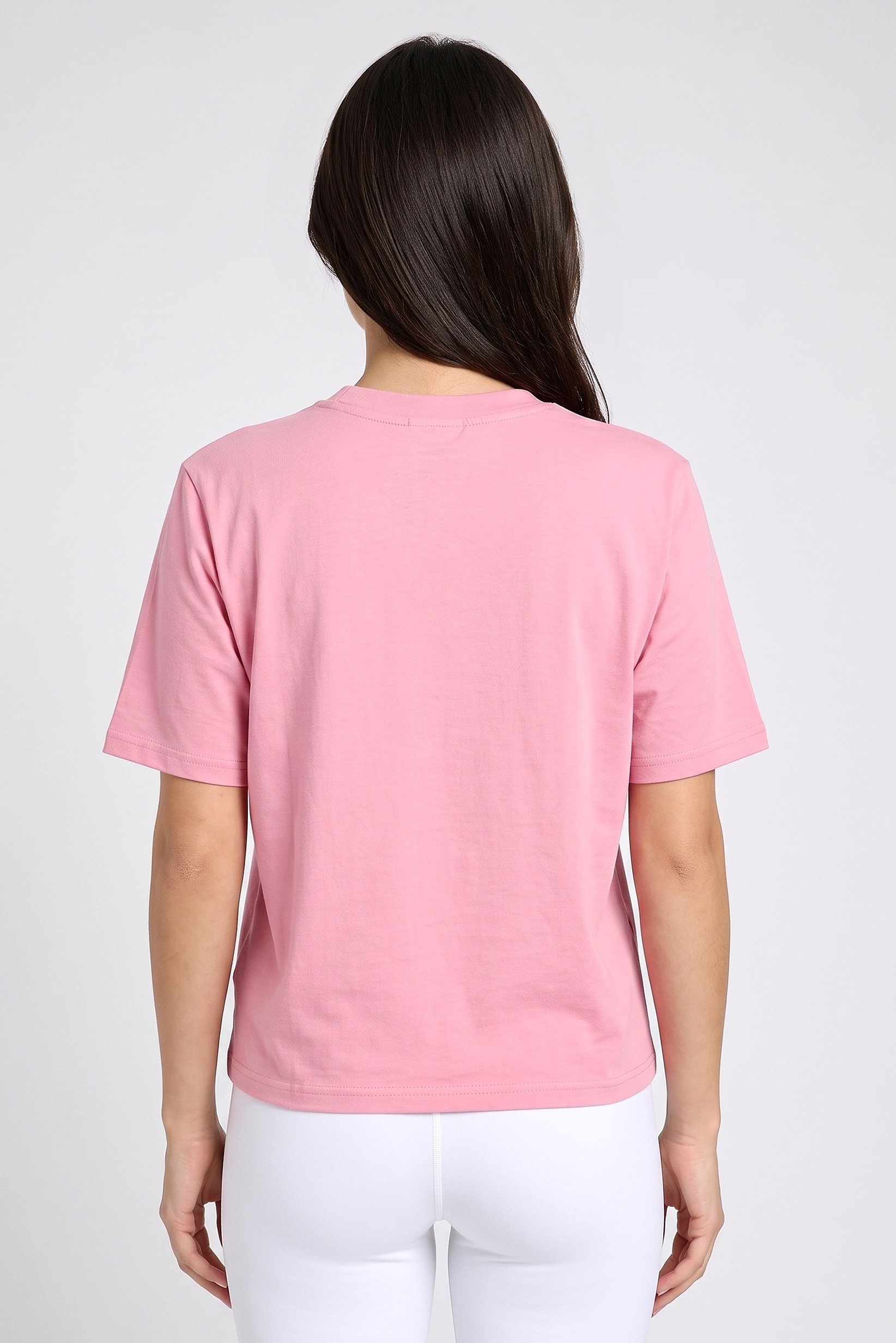 Women Boxy Fit Short Sleeve Outdoor T-Shirt, Pink