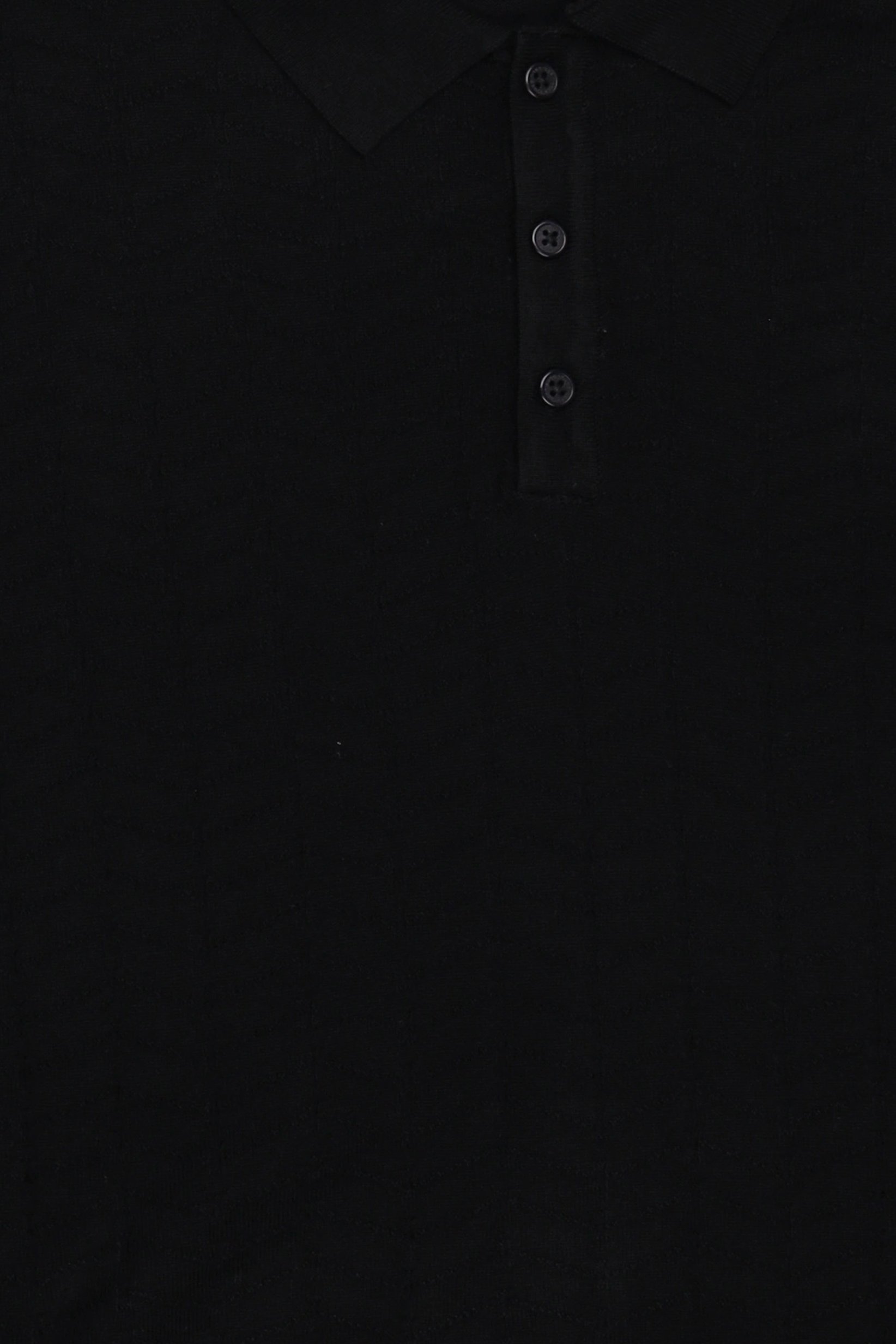 Men Regular Fit Textured Short Sleeve Polo Shirt, Black
