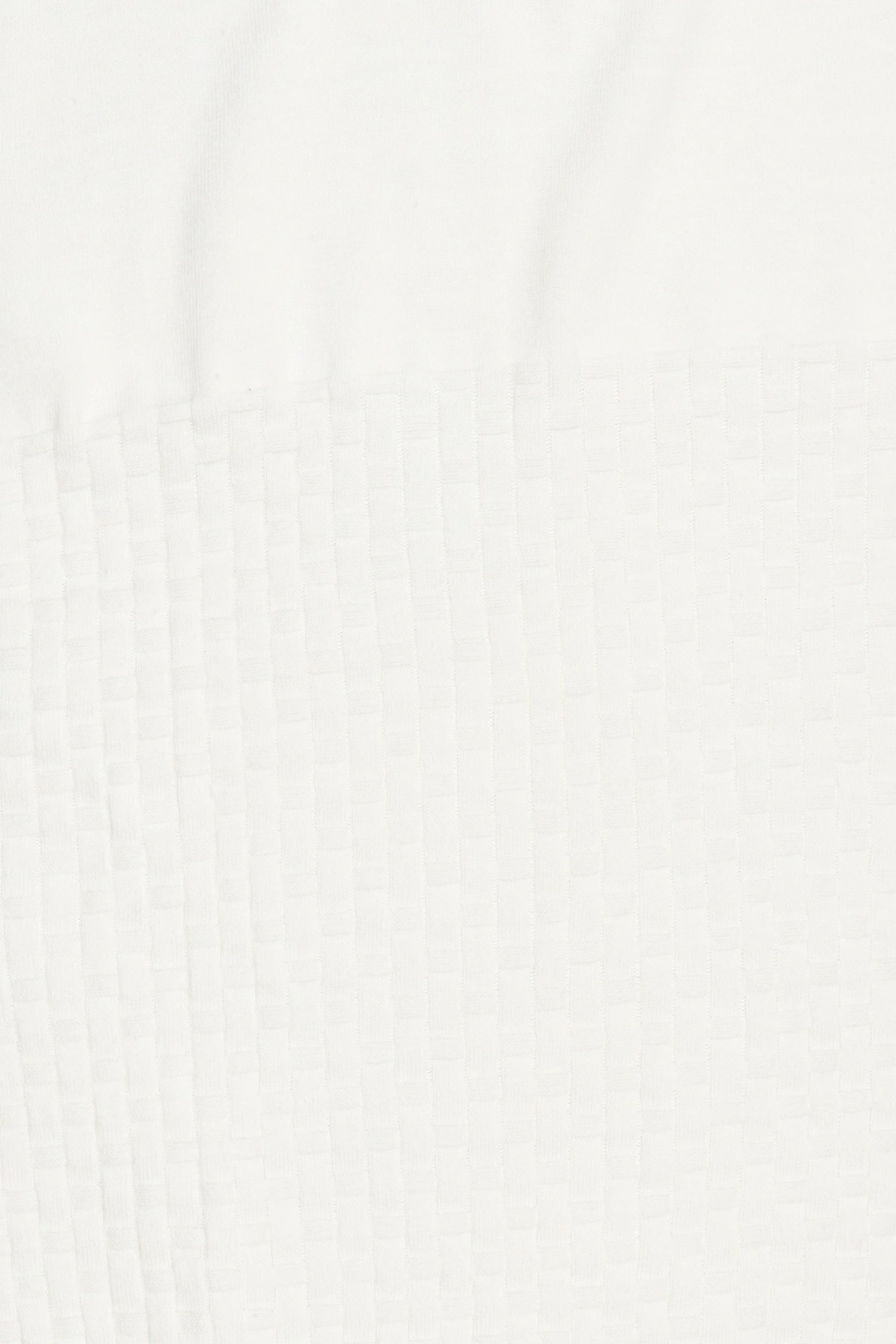 Men Regular Fit Textured Short Sleeve Polo Shirt, White