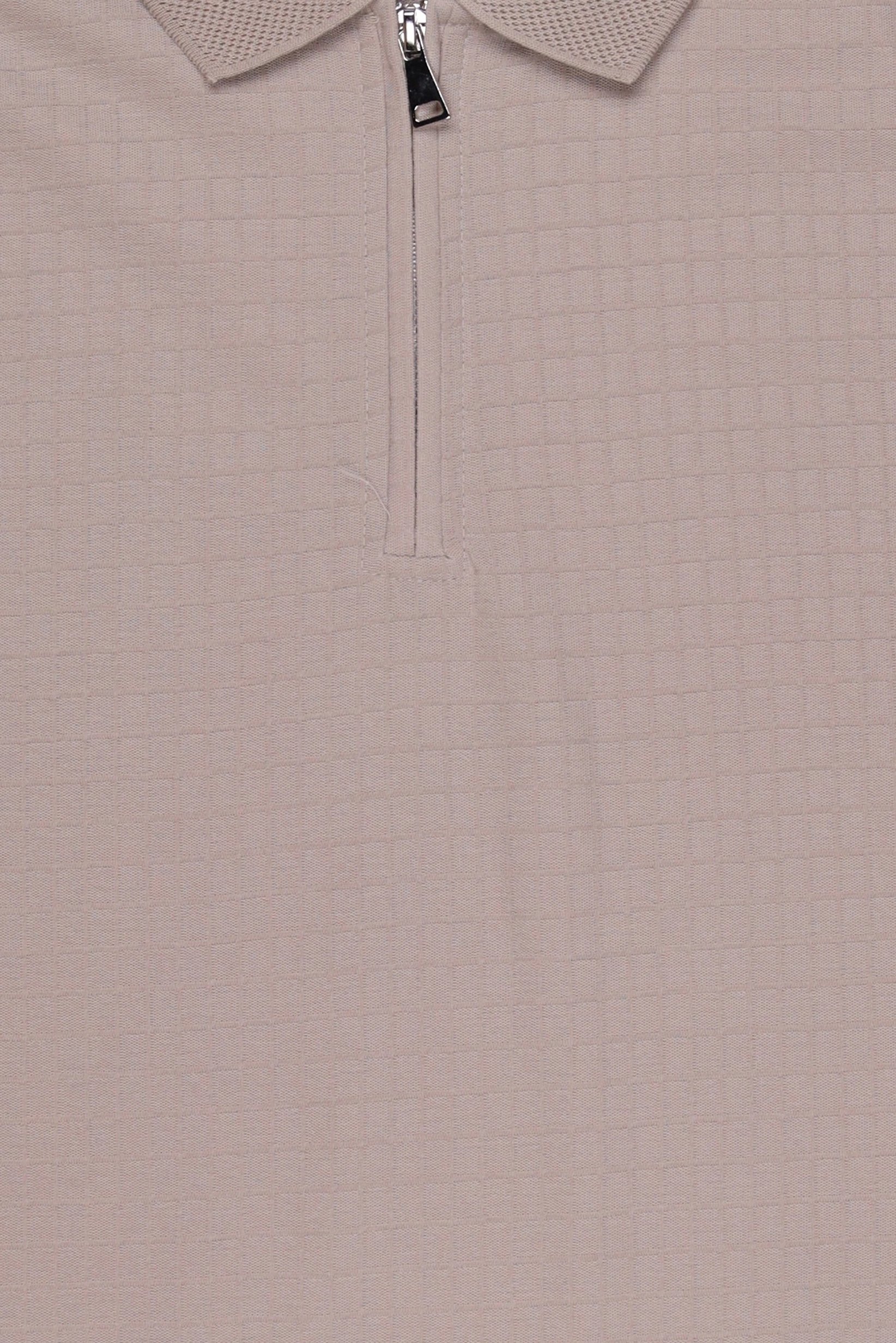 Men Regular Fit Plain Short Sleeve Polo Shirt, Dark Tan