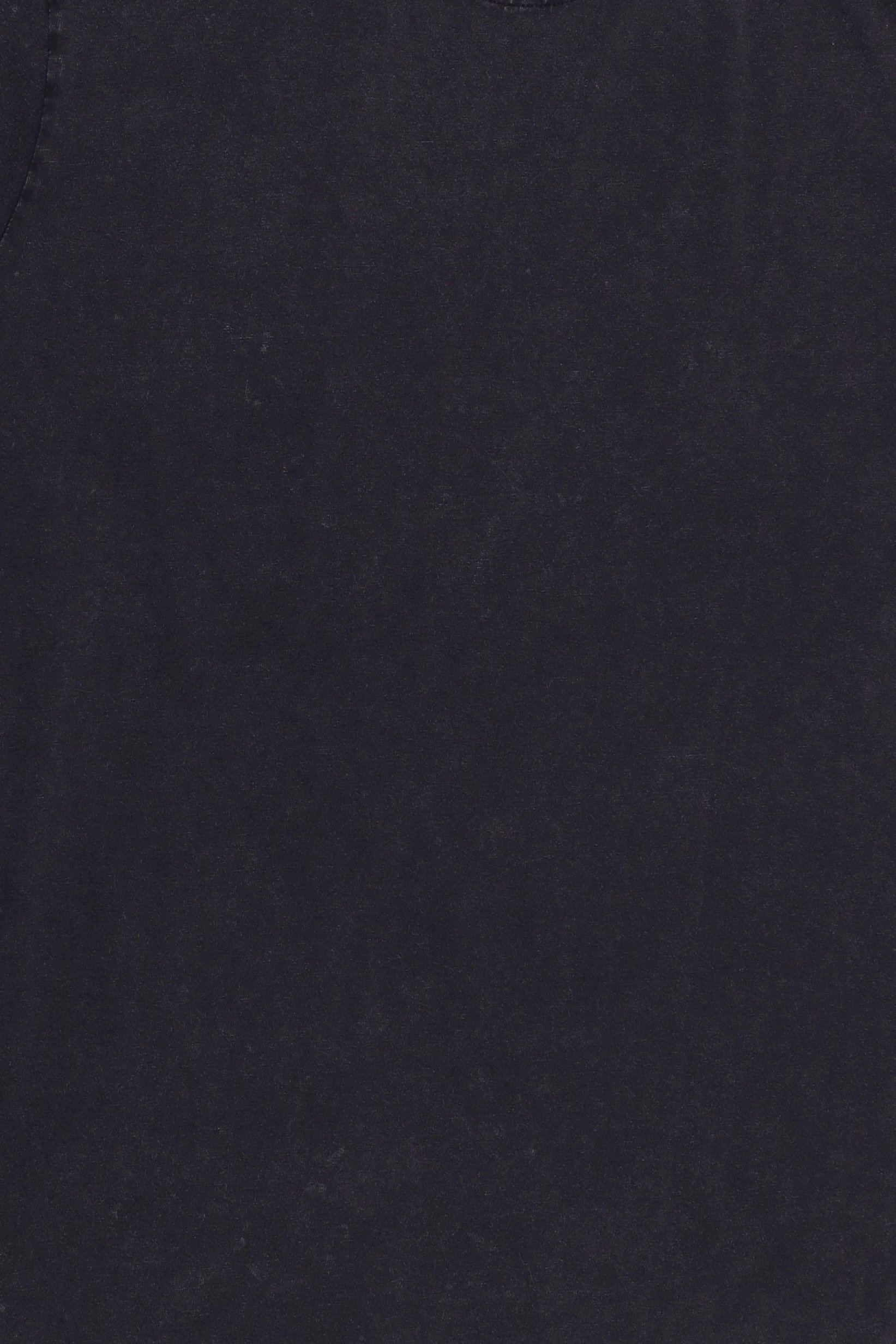 Men Crew Neck Short Sleeve Washed T-Shirt, Black