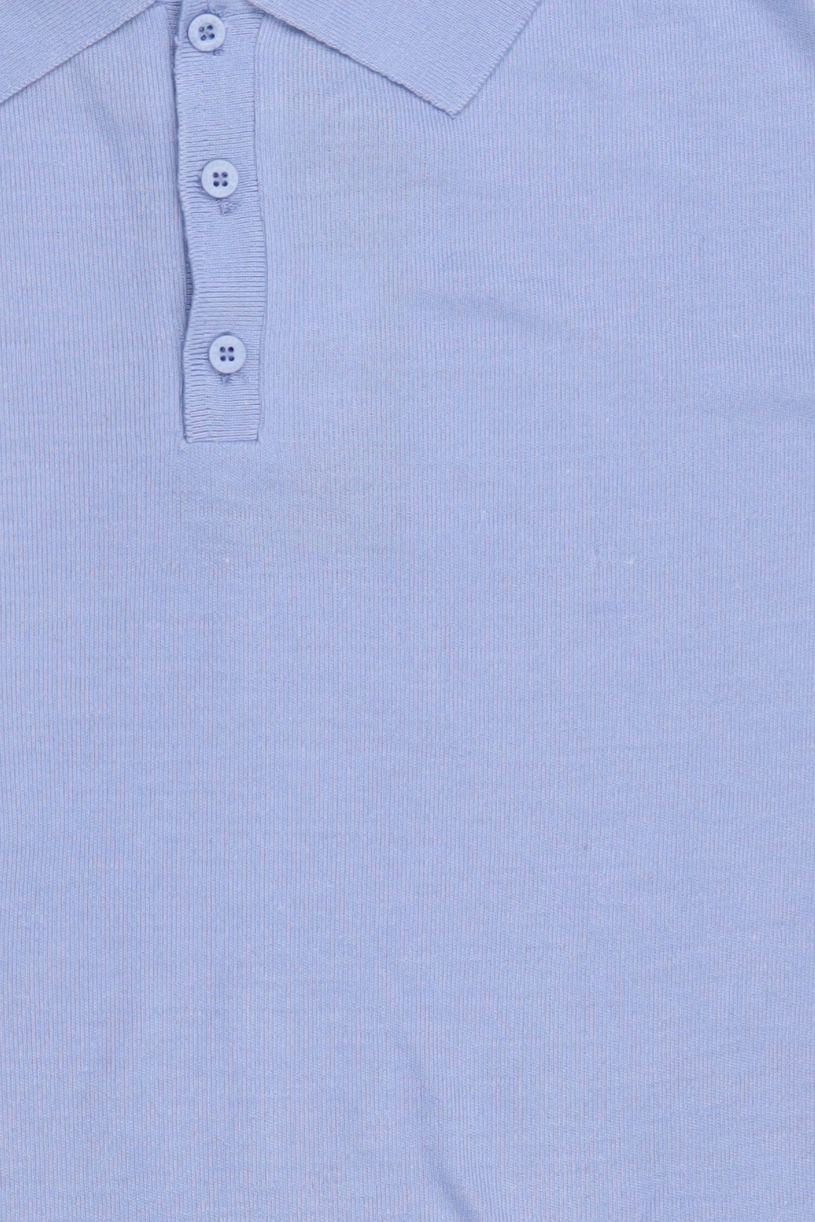 Men Spread Collar Knitted Sweater, Slate Blue