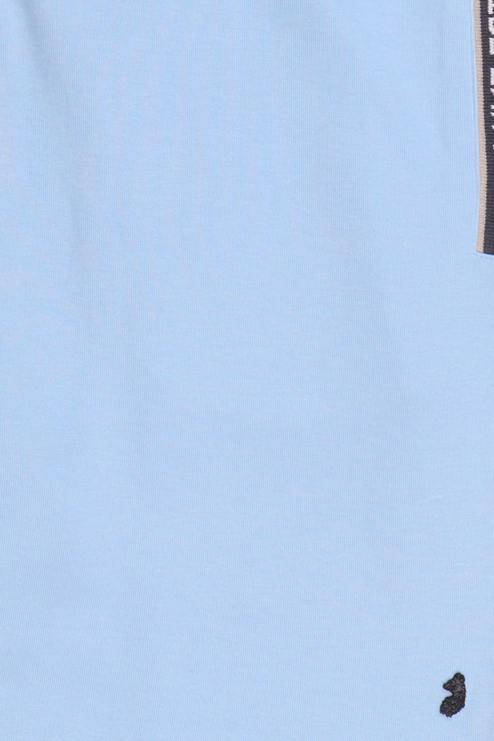 Men Brand Logo Basic Shorts, Sky Blue