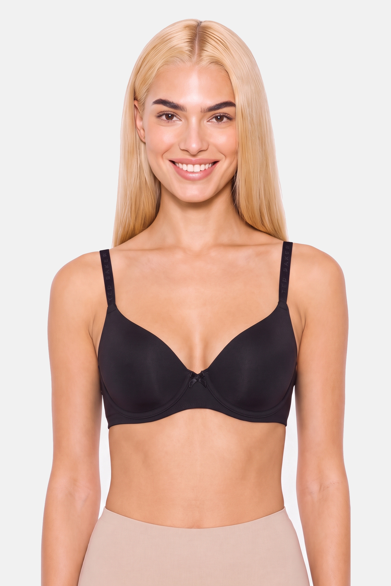 Women 3 Pcs Solid Lightly Padded Underwired Bra, Multicolor