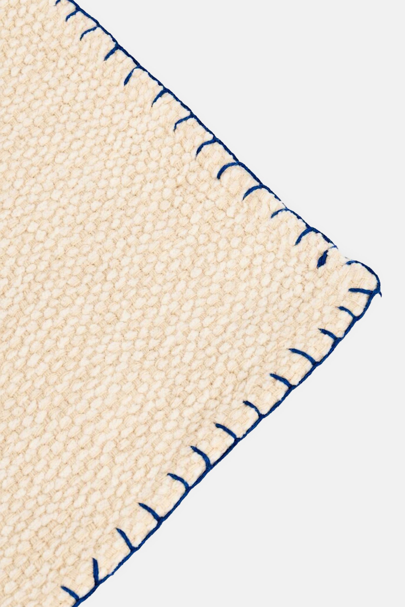 Blanket Stitched Placemat, Cream