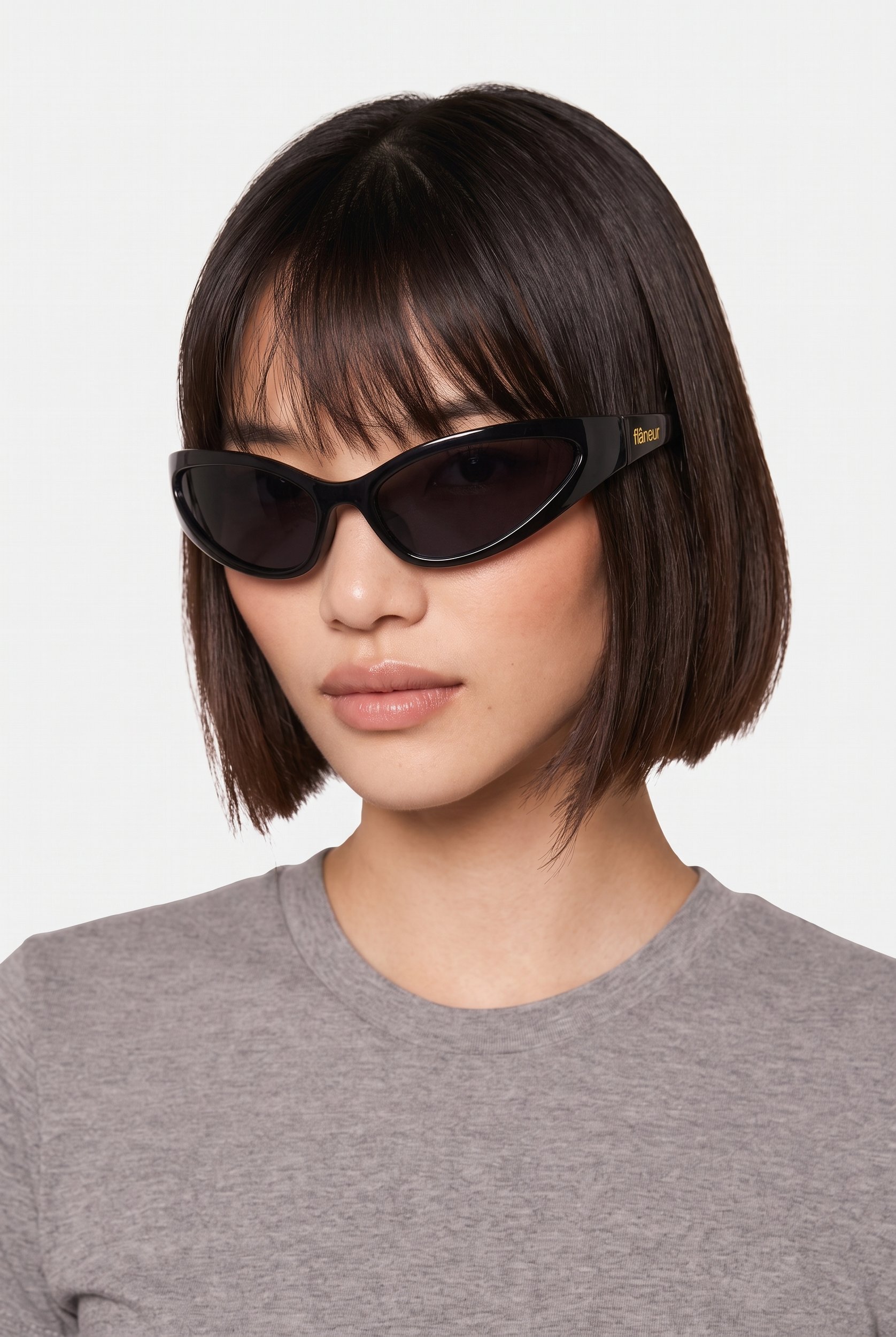 Women 200045000 Cateye Sunglasses, Black