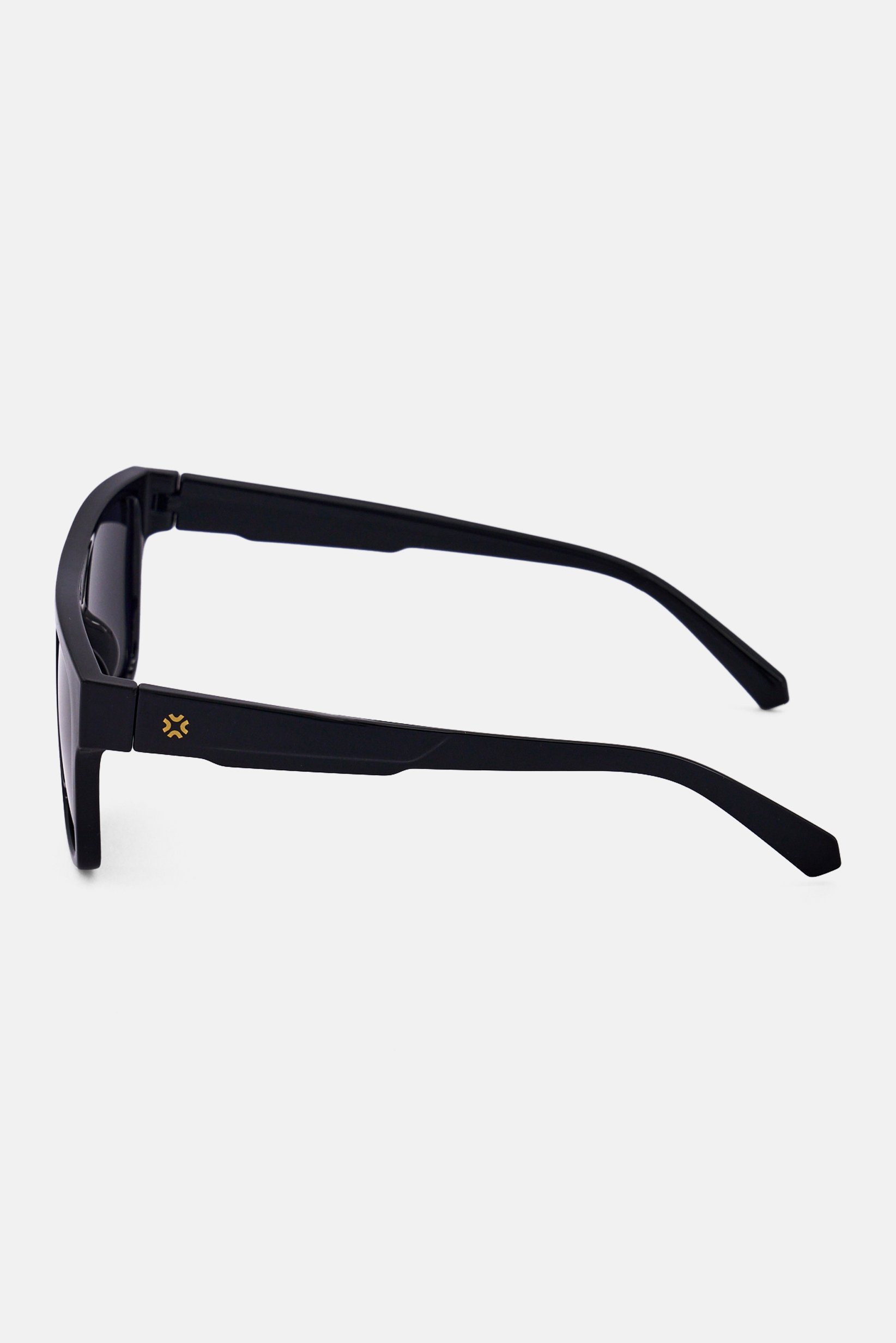 Men 200048000 Square Sunglasses, Black