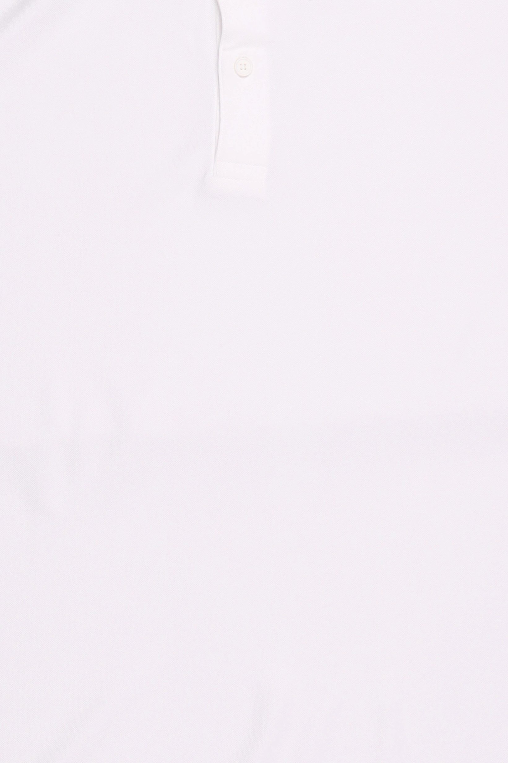 Men Regular Fit Plain Short Sleeve Polo Shirts, White