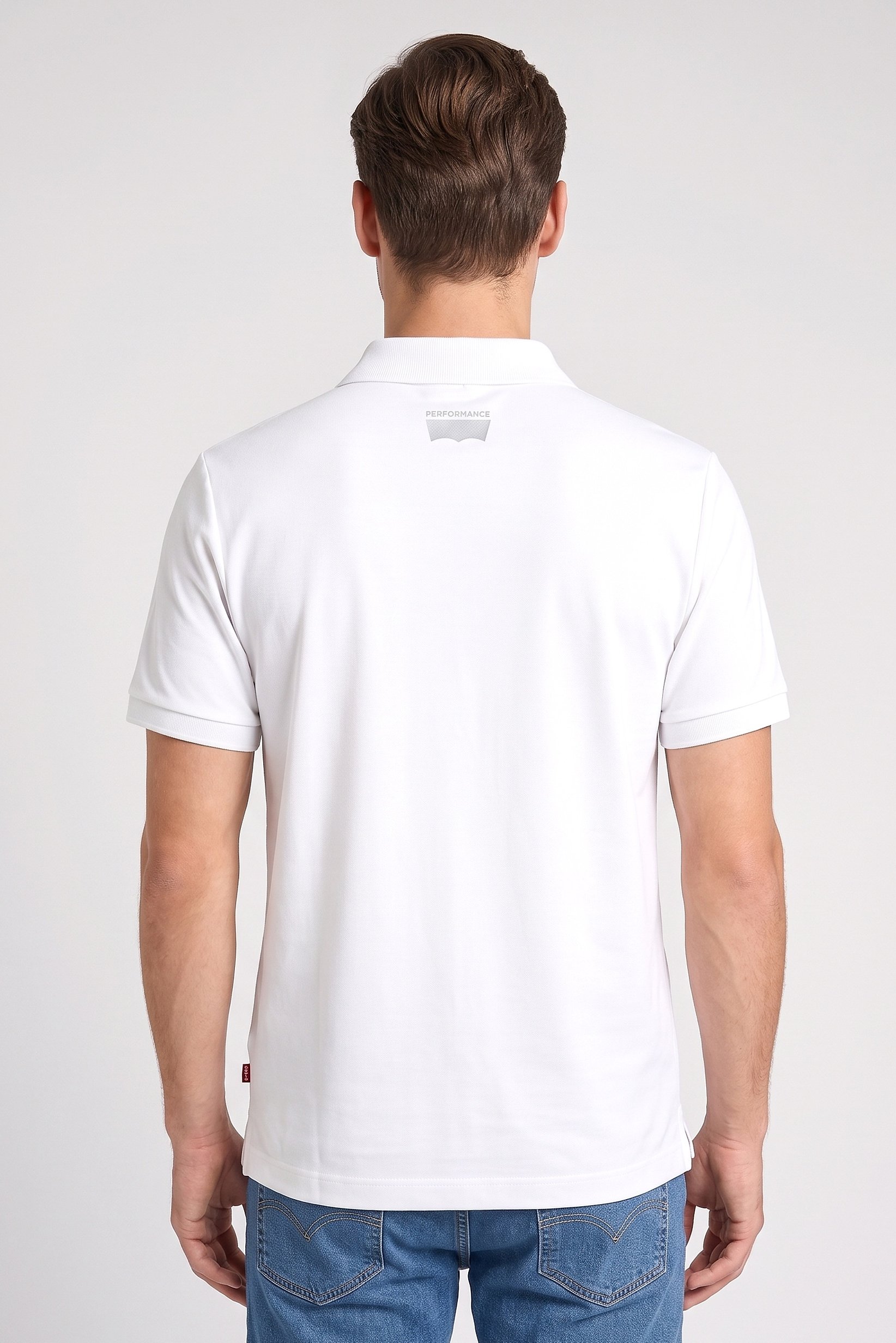 Men Regular Fit Plain Short Sleeve Polo Shirt, Off-White