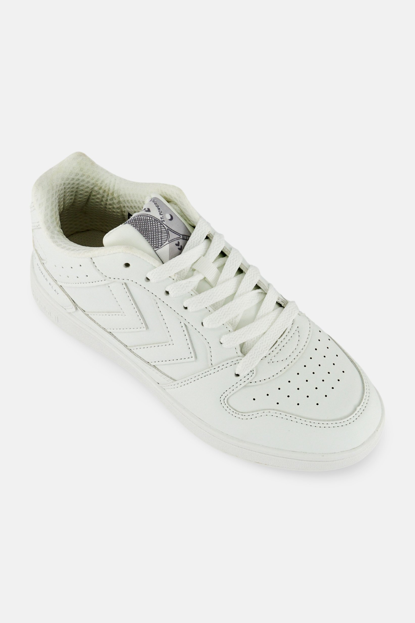 Men St,Power Play Lace Up Tennis Shoes, White