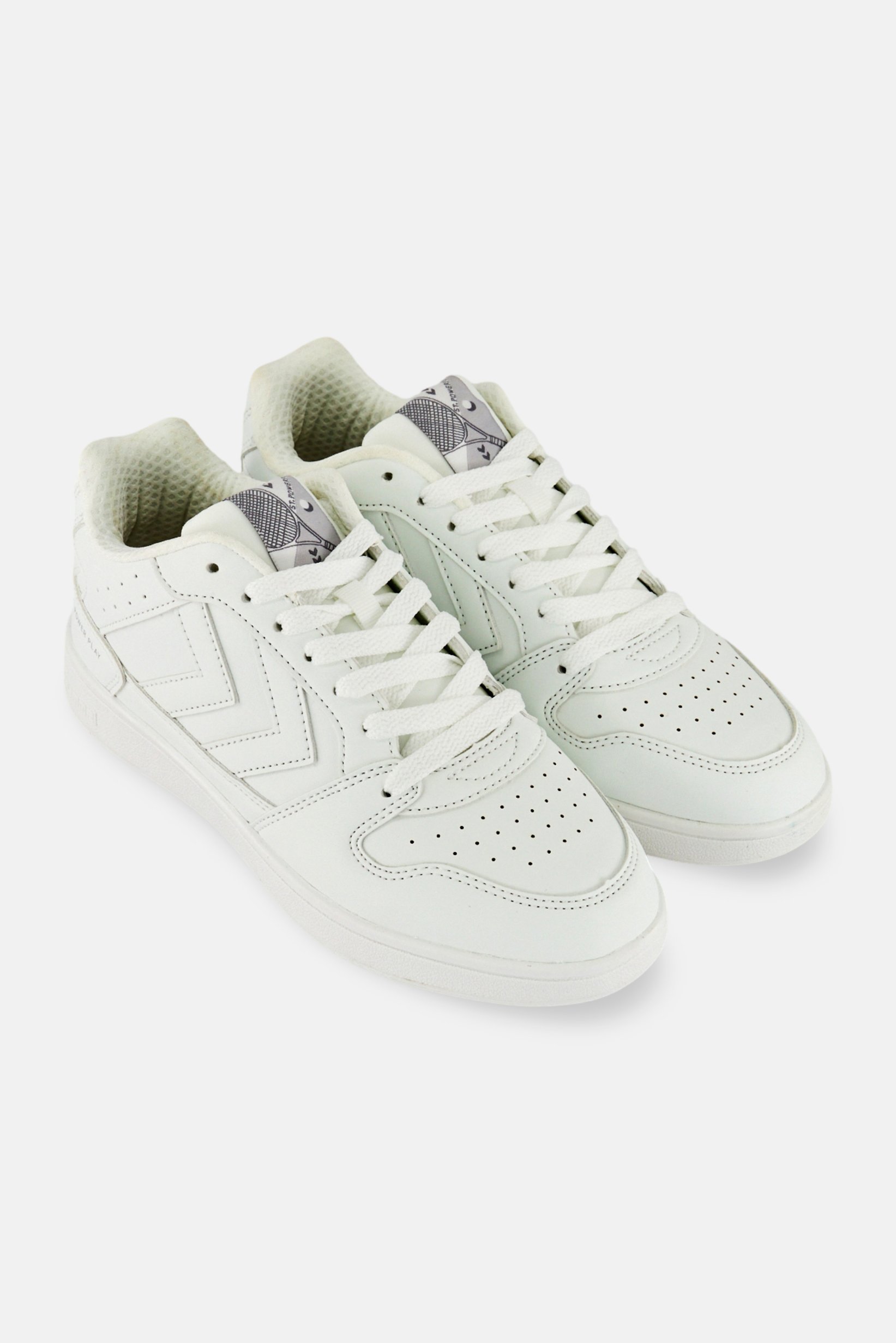 Men St,Power Play Lace Up Tennis Shoes, White