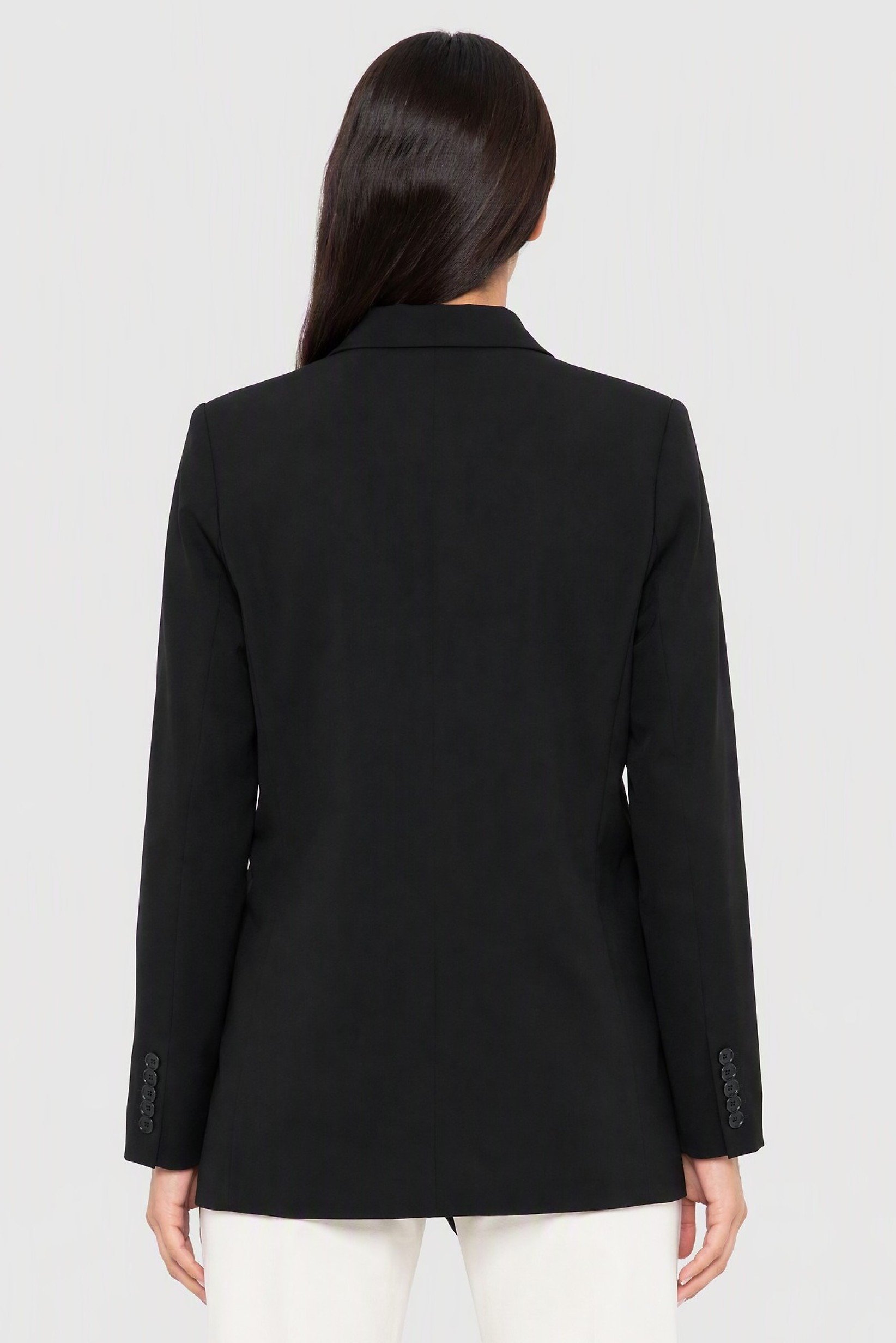 Women Regular Fit Solid Casual Blazer, Black
