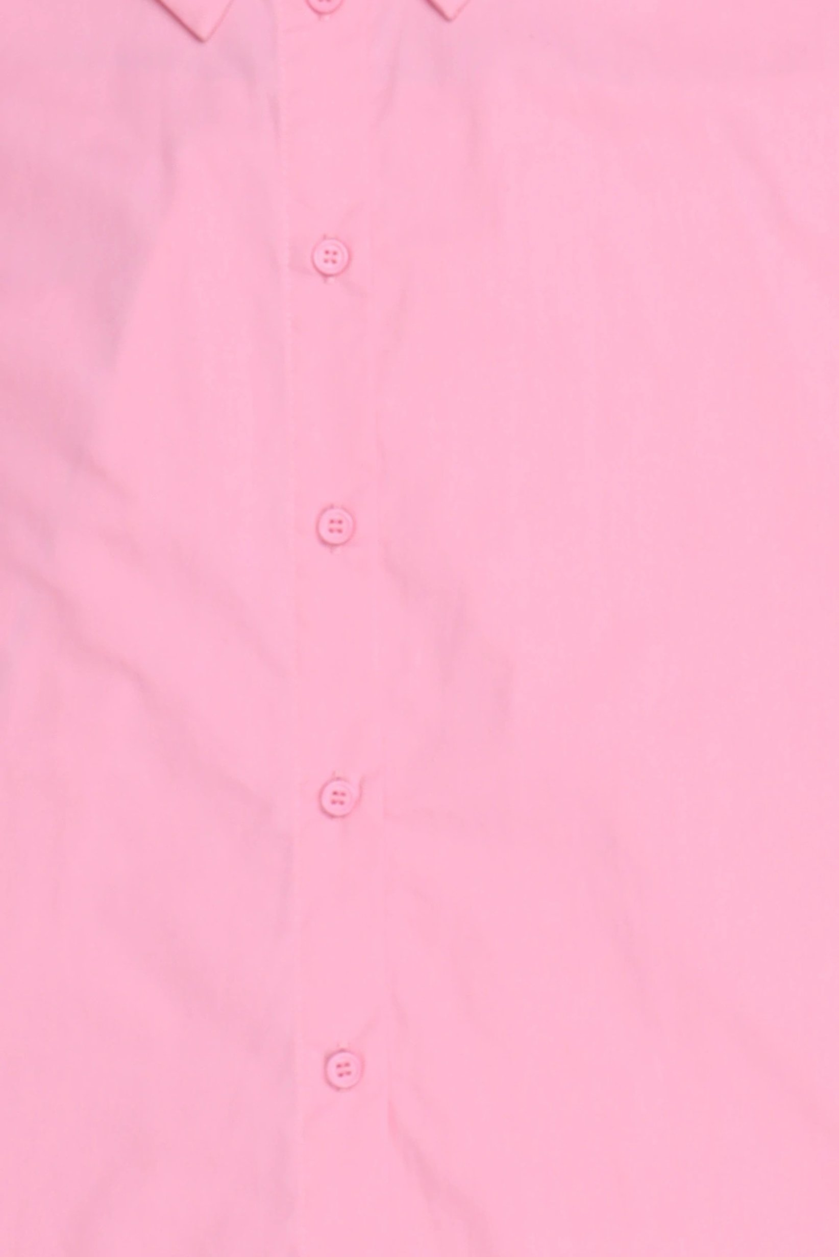 Women Regular Fit Plain Long Sleeve Shirt, Pink