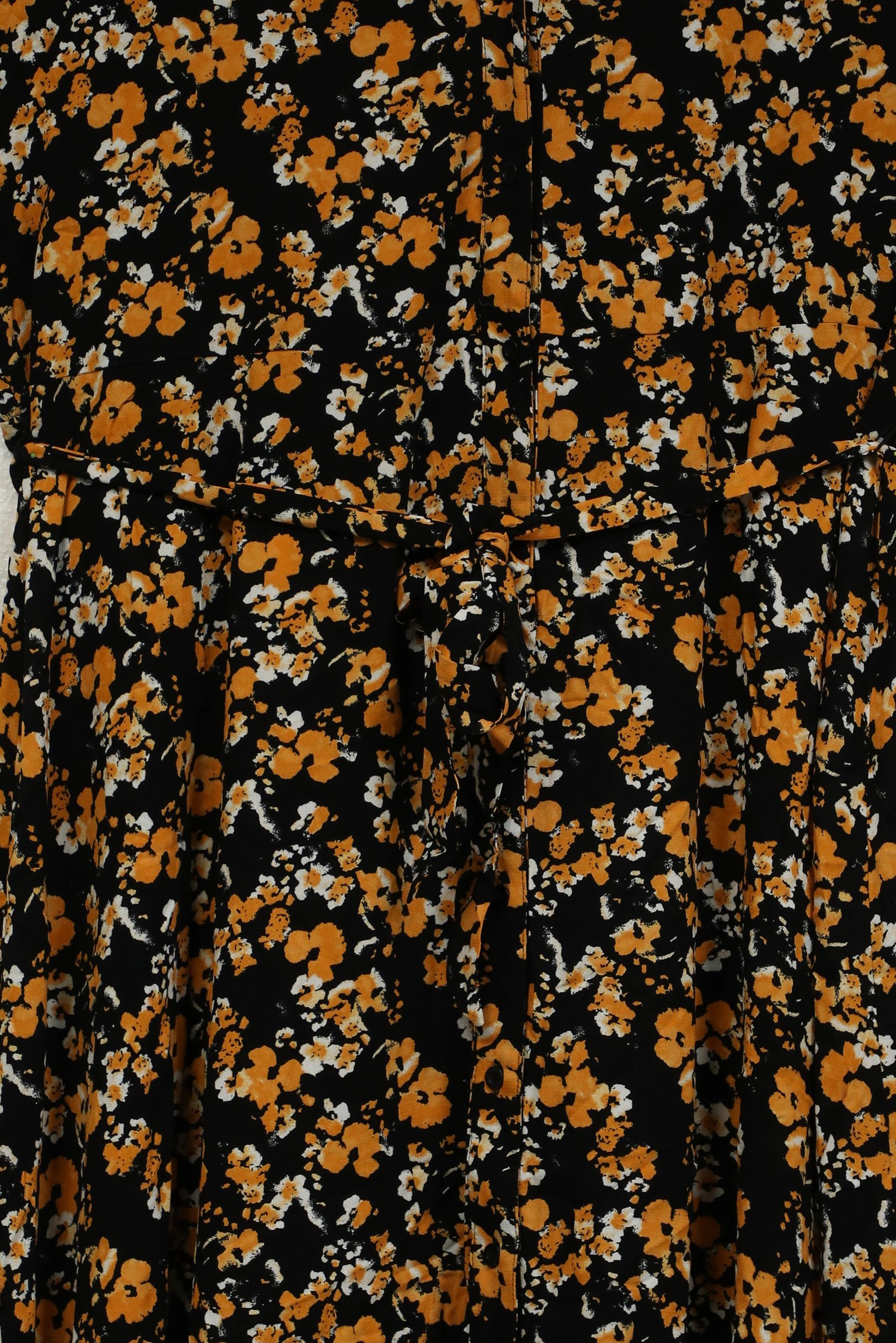 Women Curve Floral Print Midi Dress, Multicolor