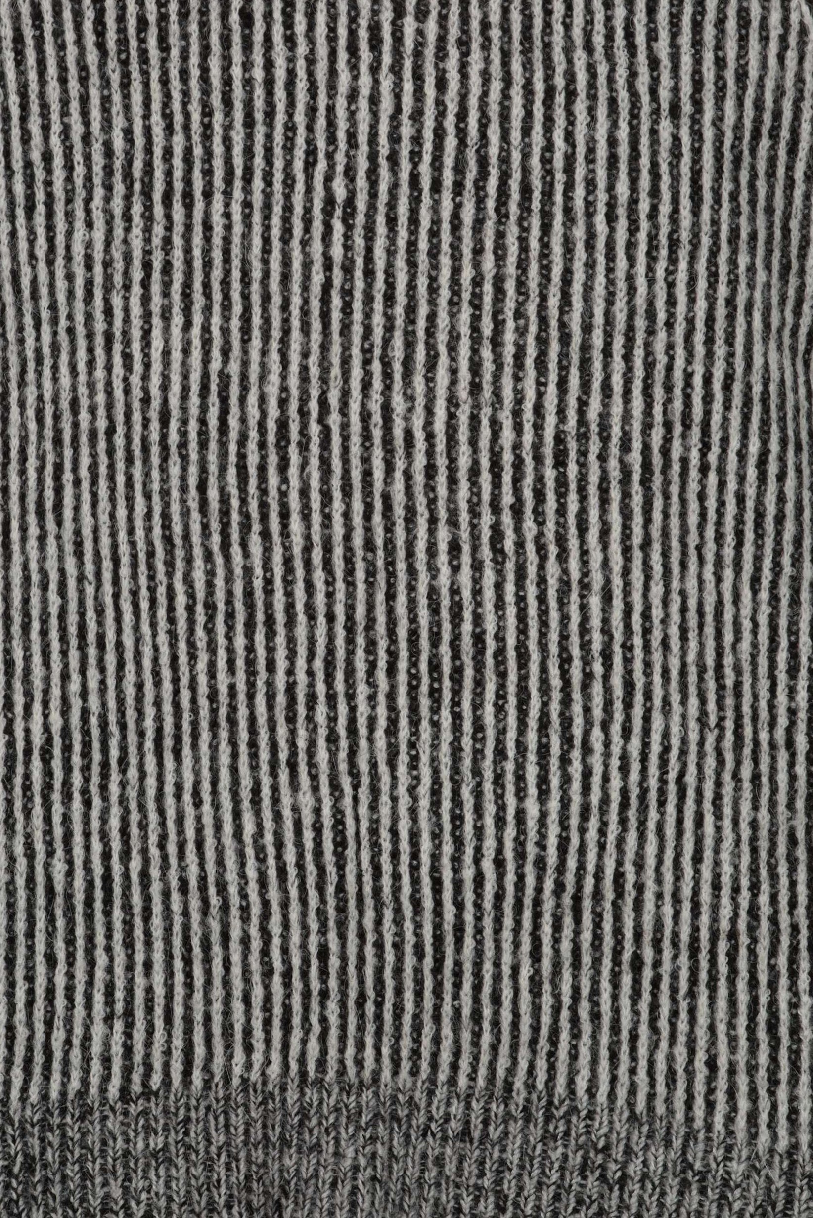Women Crew Neck Knitted Sweater, Grey