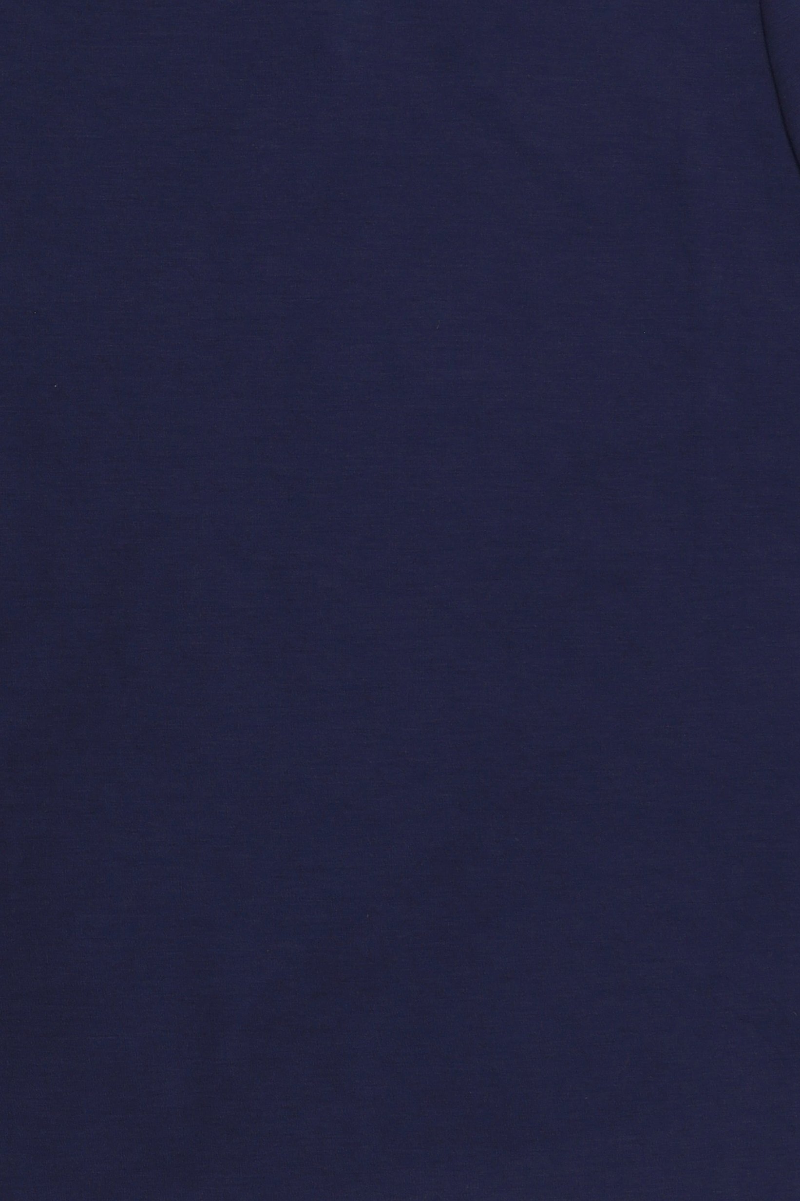 Women Mock Neck Short Sleeve Solid Top, Navy