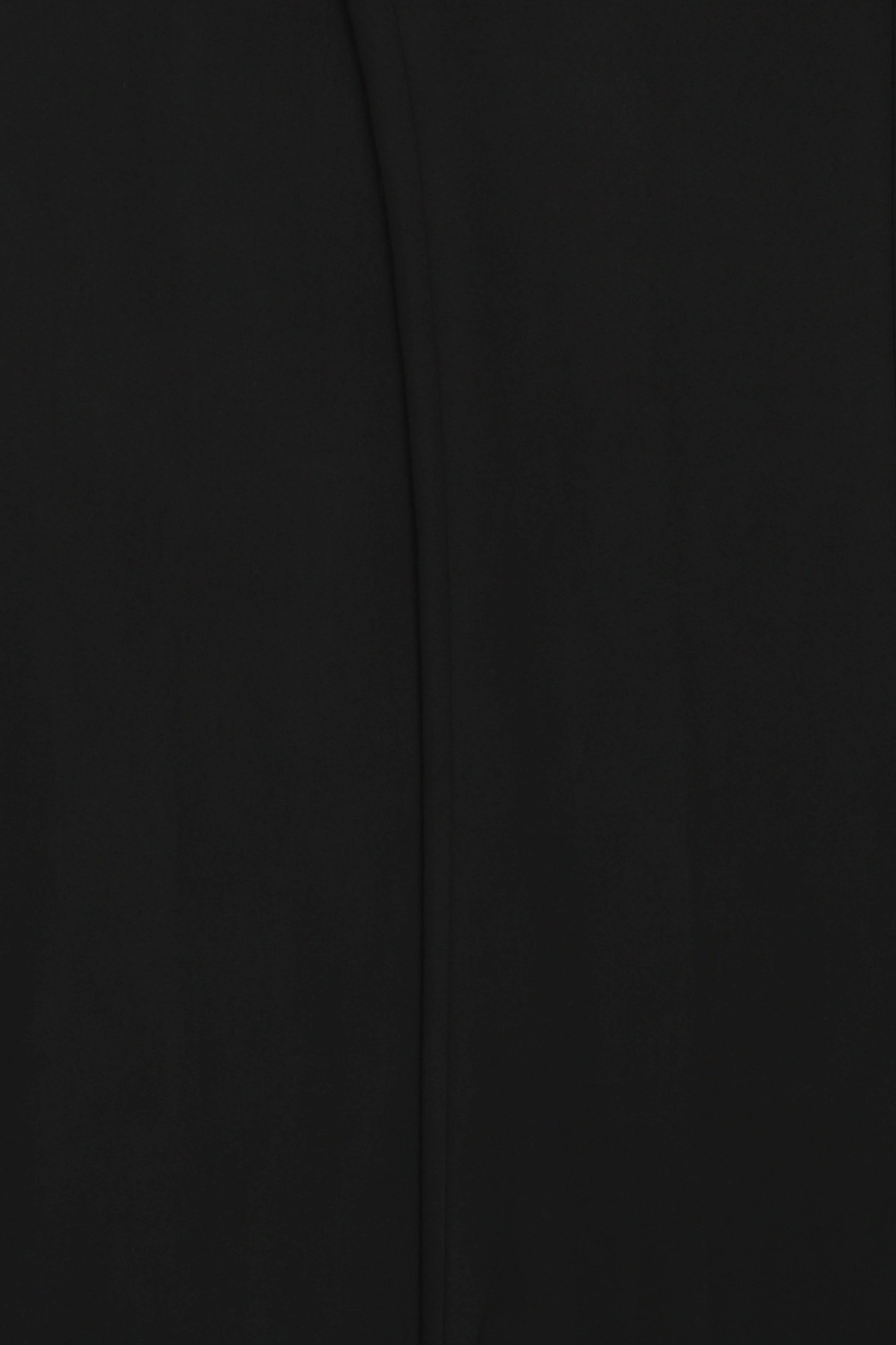 Women Regular Fit Solid Straight Leg Pants, Black