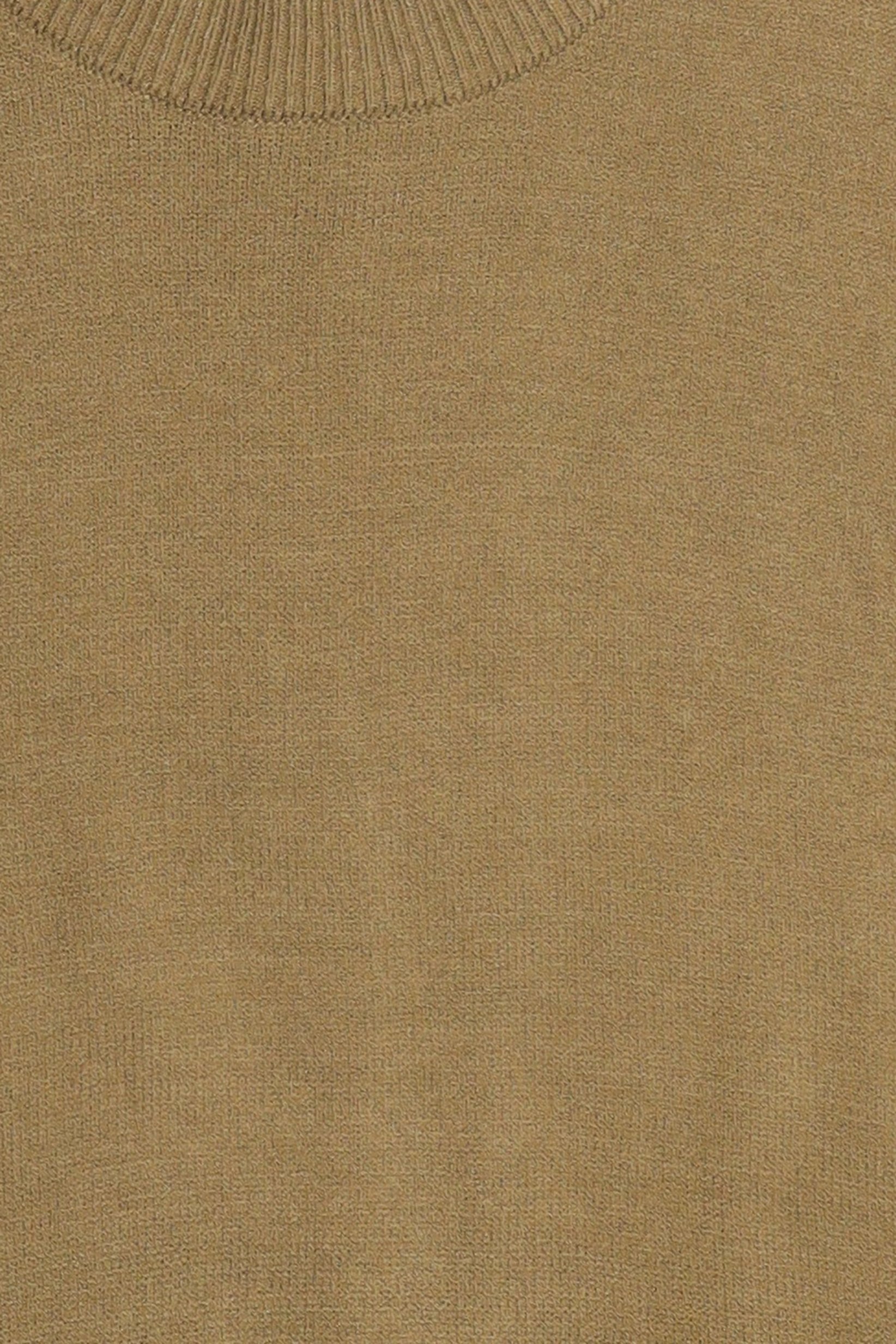 Women Crew Neck Knitted Sweater, Olive