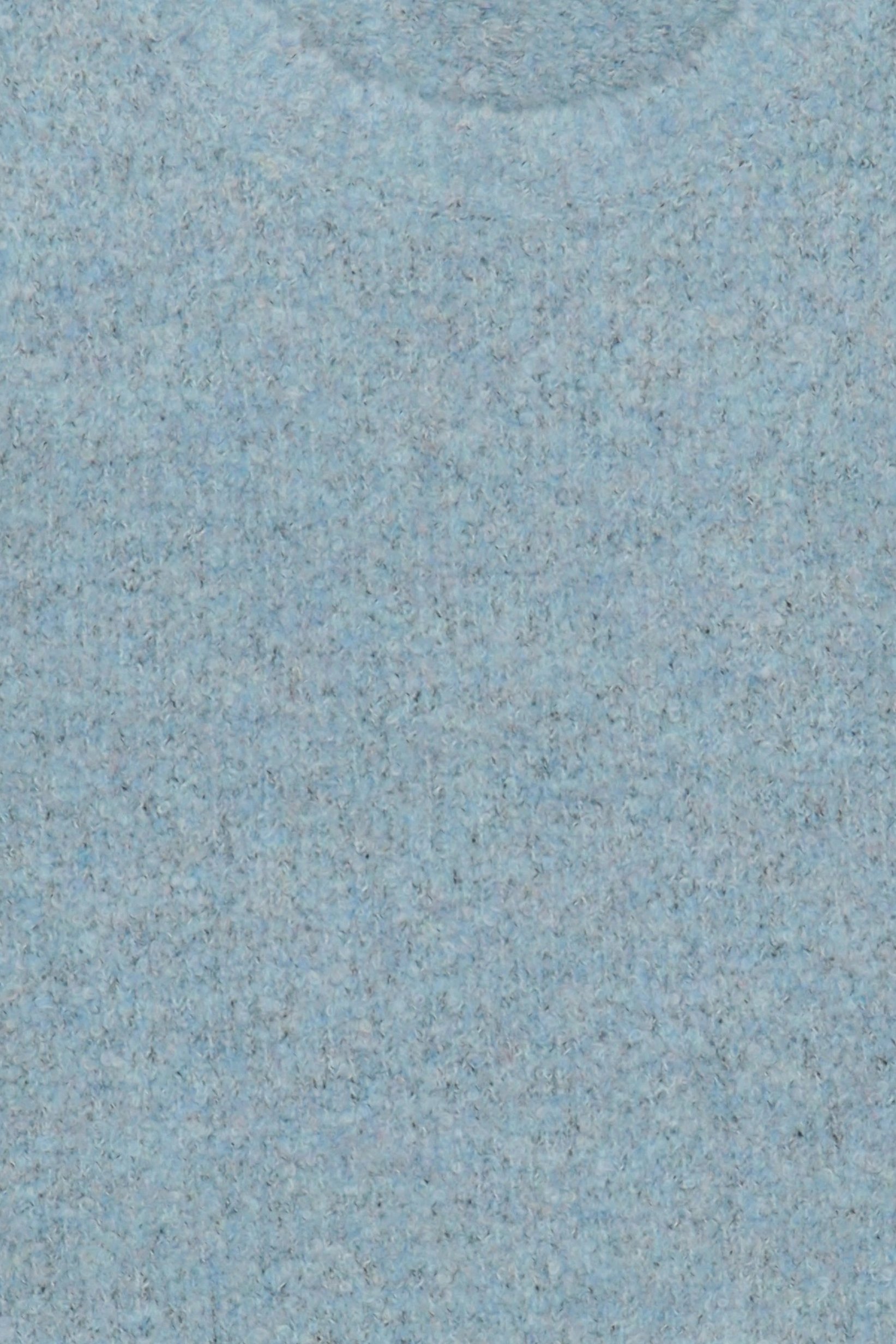 Women Crew Neck Textured Sweater, Light Blue