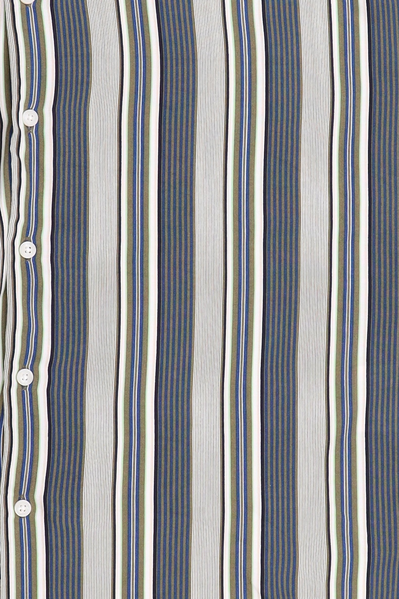 Men Regular Fit Stripe Short Sleeve Casual Shirt, Multicolor