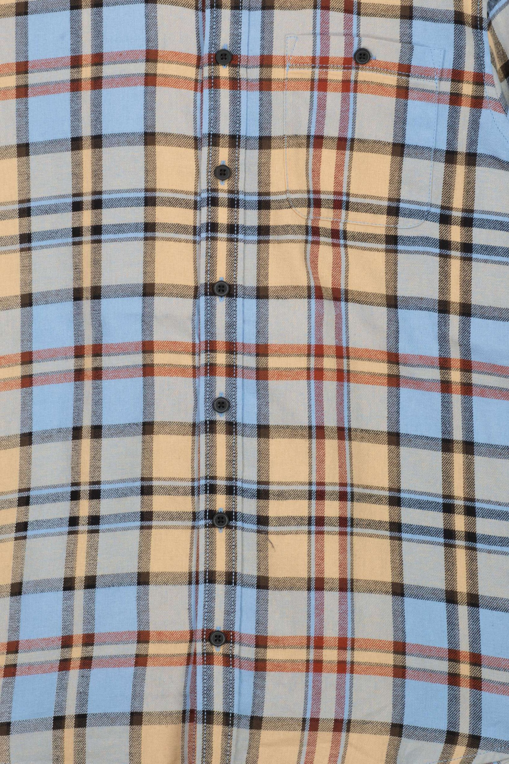 Men Regular Fit Long Sleeve Checkered Casual Shirt, Multicolor