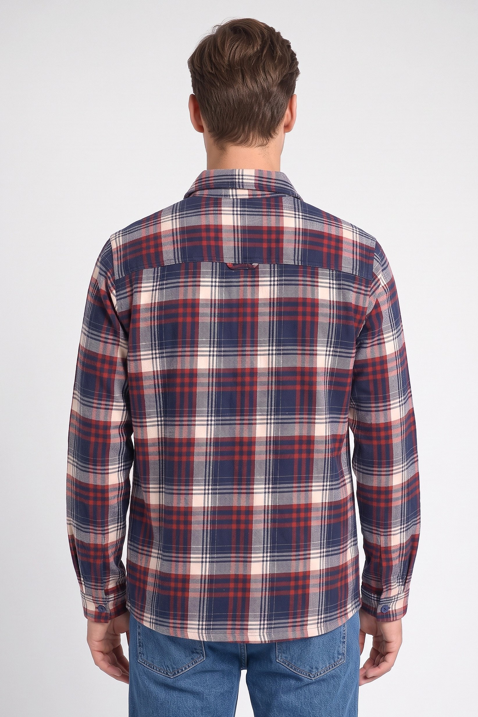 Men Regular Fit Checkered Long Sleeve Casual Shirt, Multicolor
