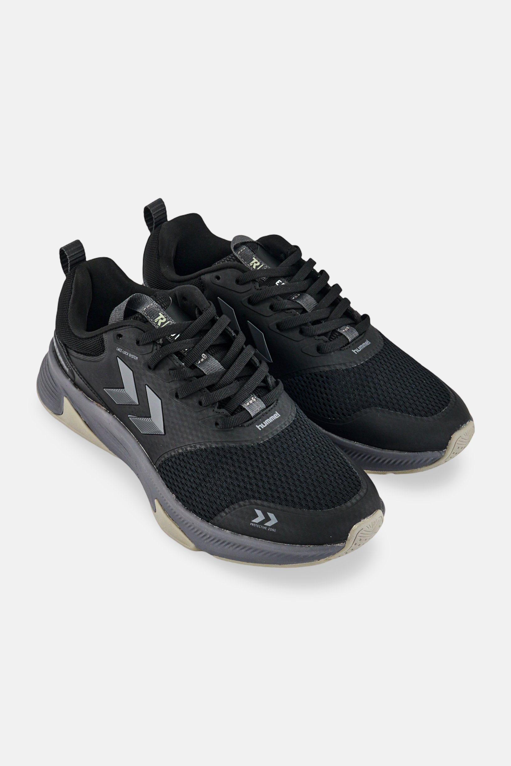 Men Reach Tr Power Lace Up Training Shoes, Black
