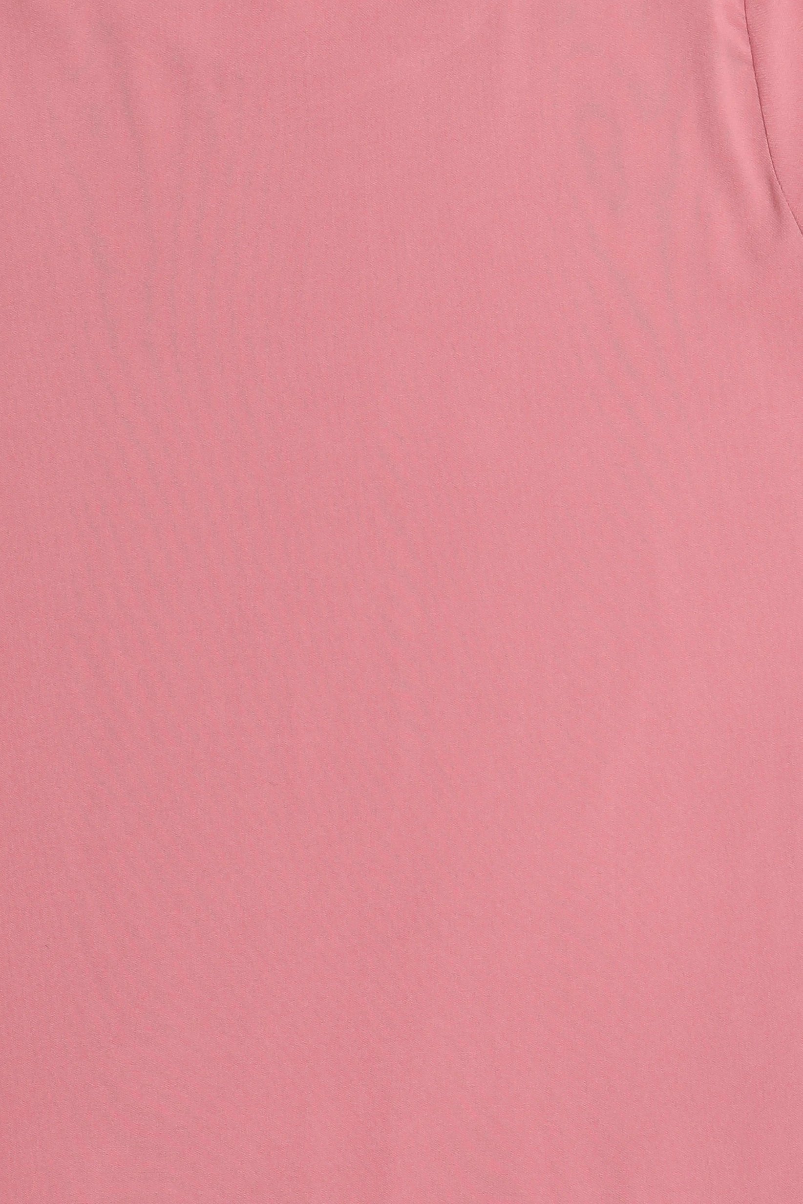 Women Scoop Neck Short Sleeve Plain T-Shirt, Pink