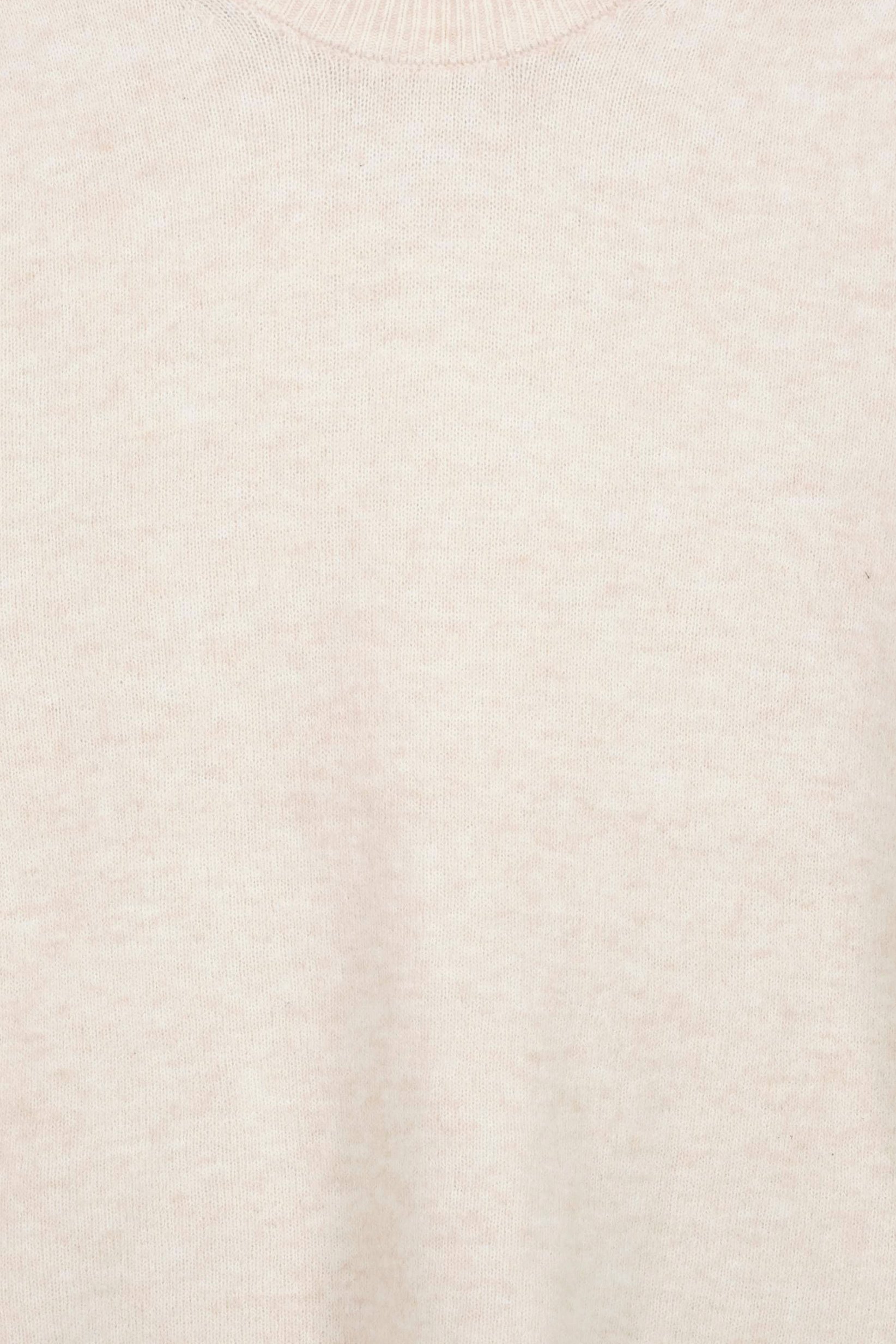 Selected Homme Men Crew Neck Textured Sweater, Beige