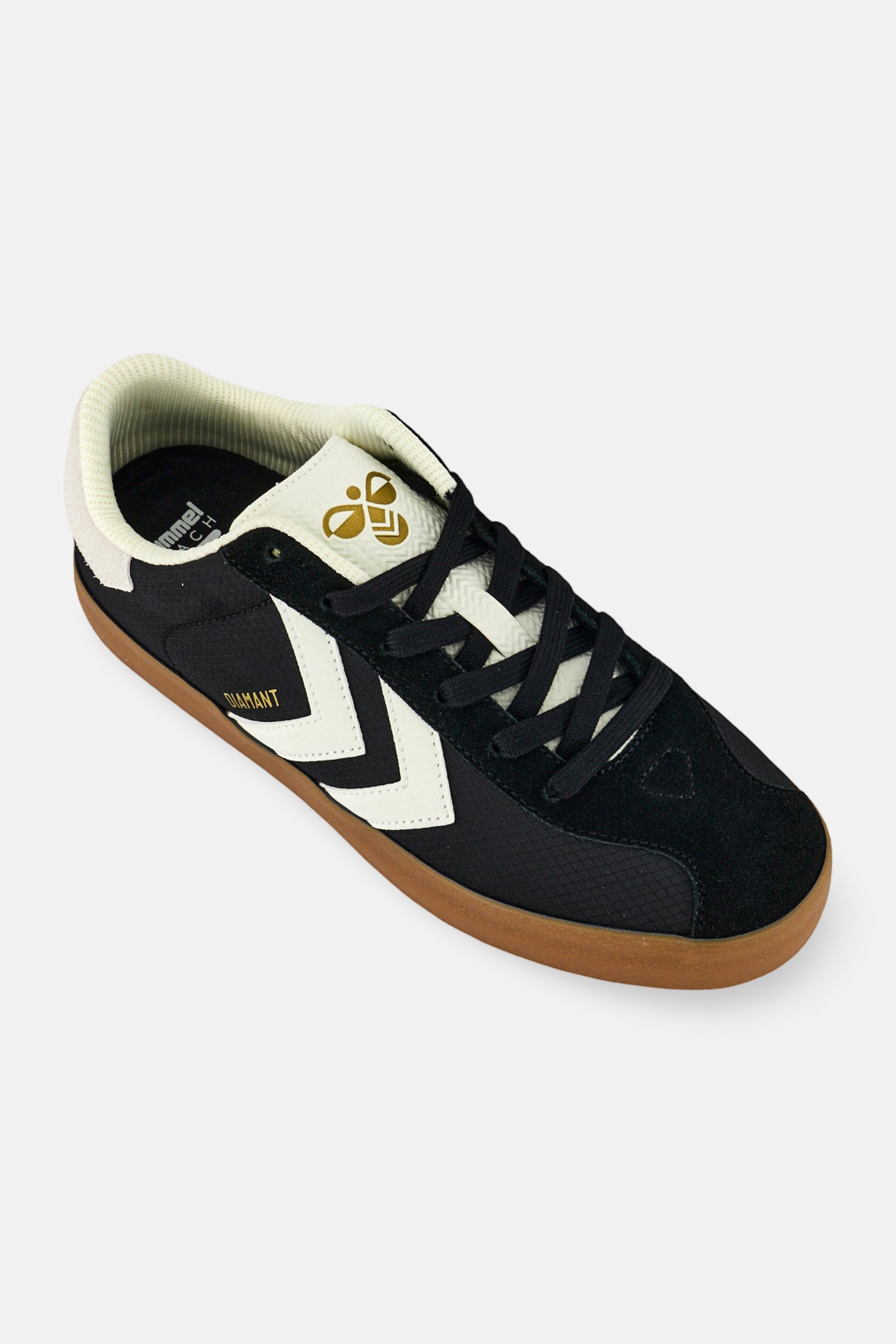 Kids Boy Diamant Lx-E Rs Lace Up Handball Shoes, Black