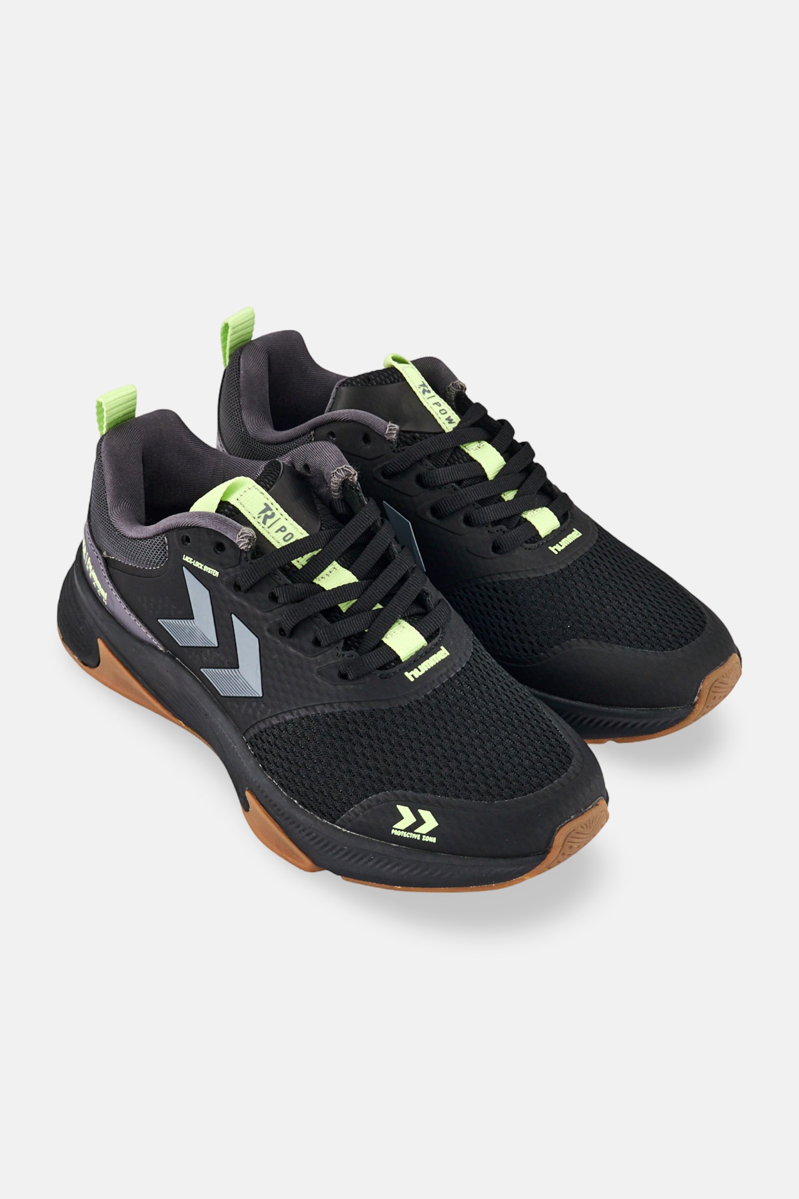 Kids Boy Reach Tr Power Lace Up Training Shoes, Black