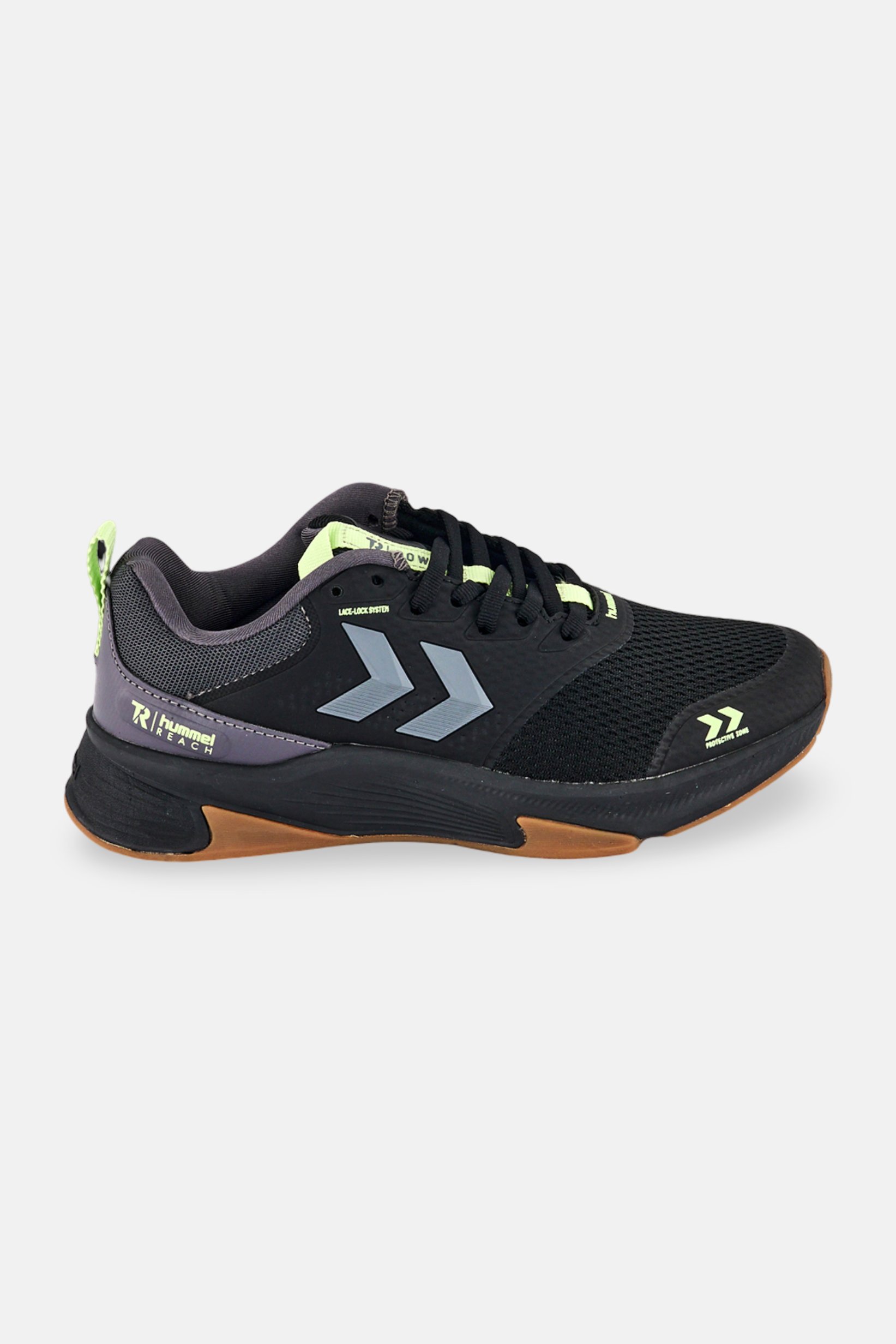 Kids Boy Reach Tr Power Lace Up Training Shoes, Black