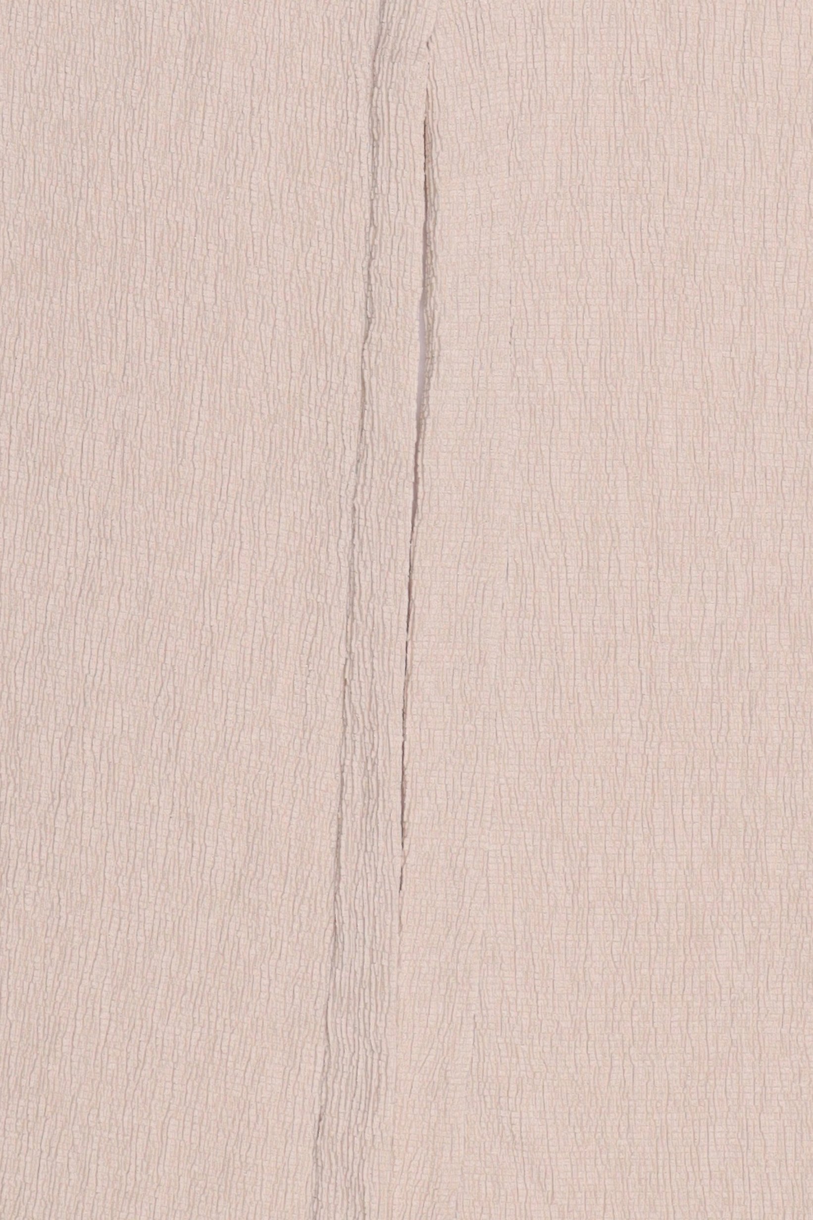 Women Regular Fit Textured Wide Leg Pants, Beige