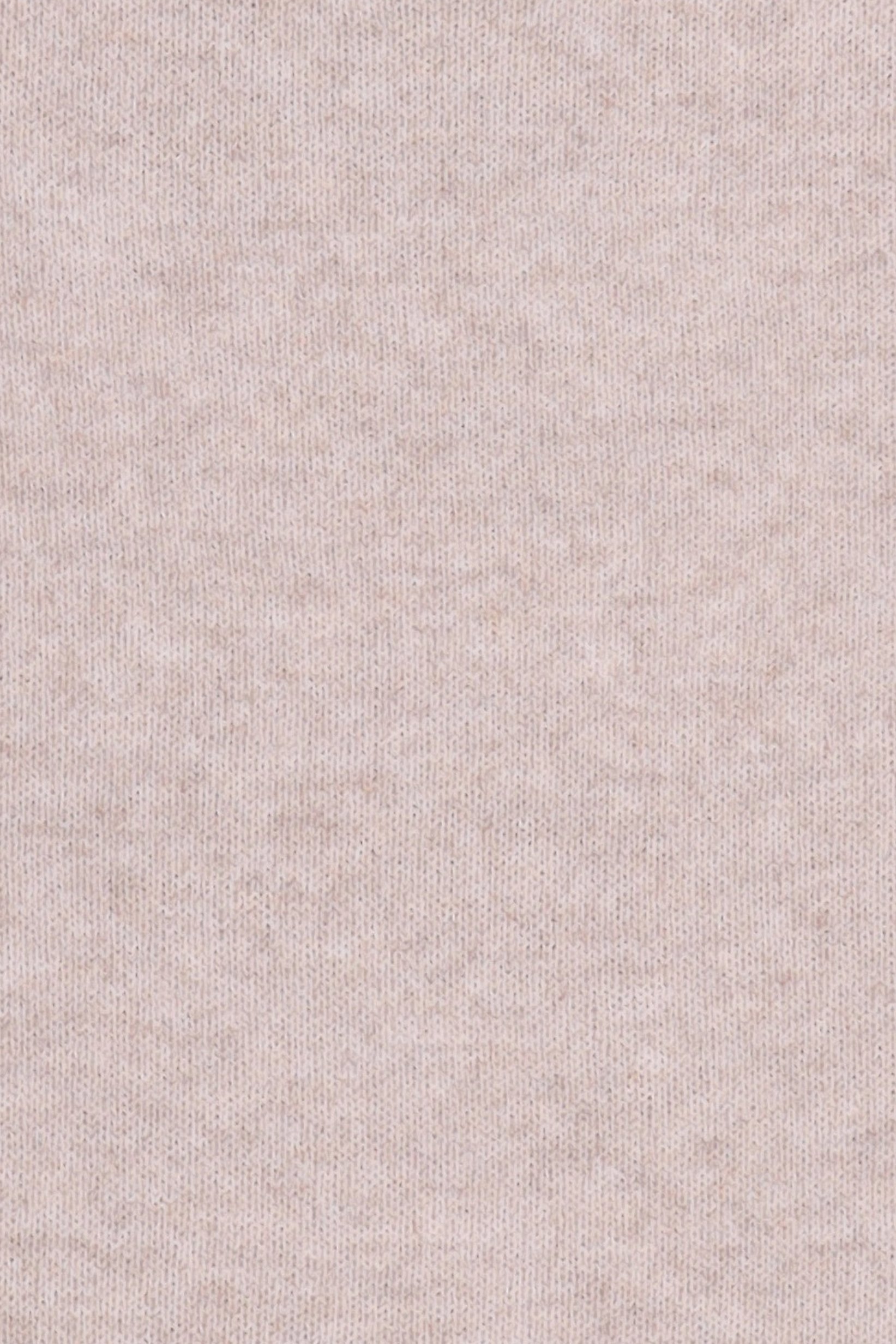 Women Crew Neck Knitted Sweater, Beige
