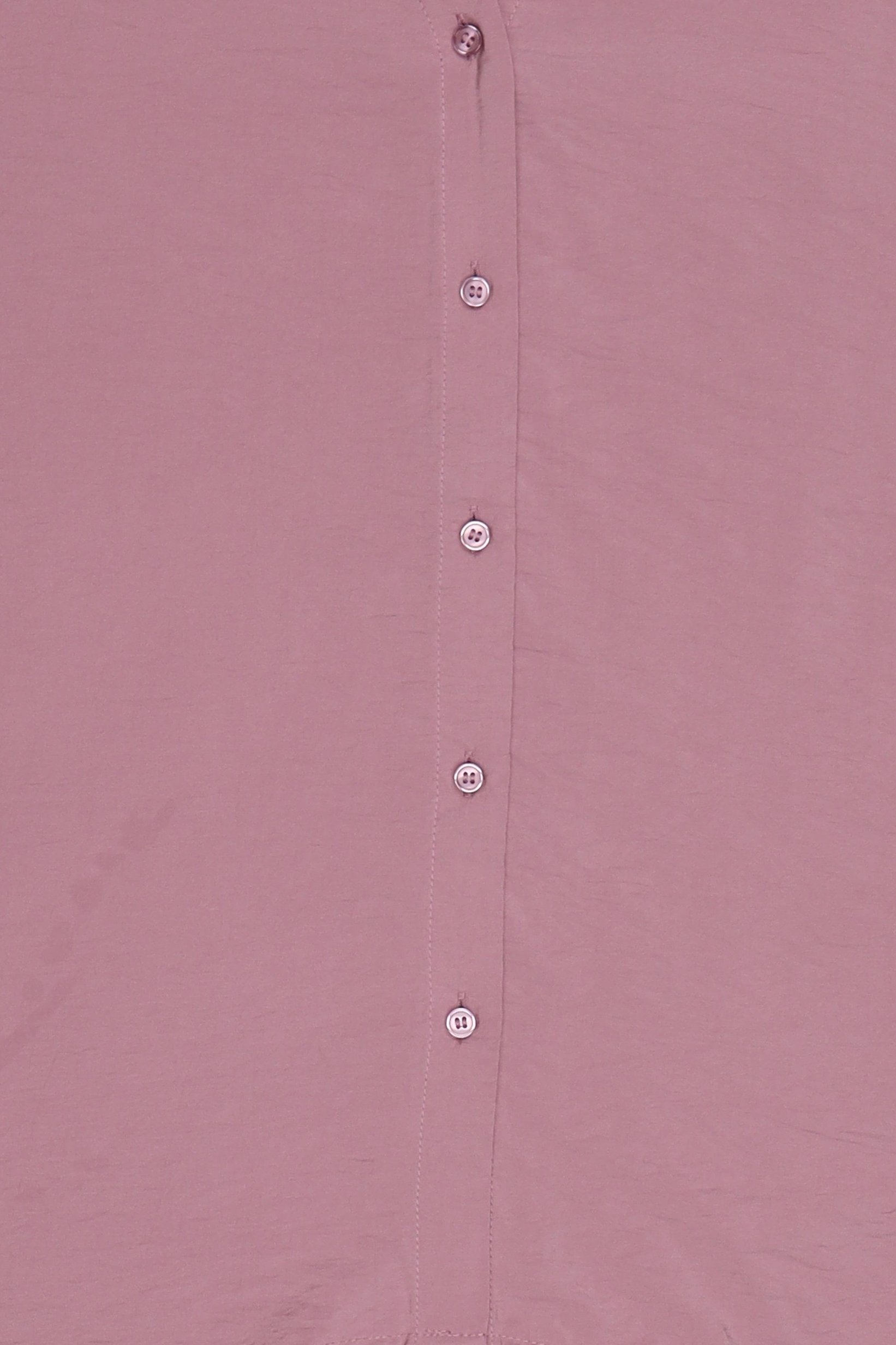 Women Oversized Fit Plain Long Sleeve Shirt, Dusty Pink