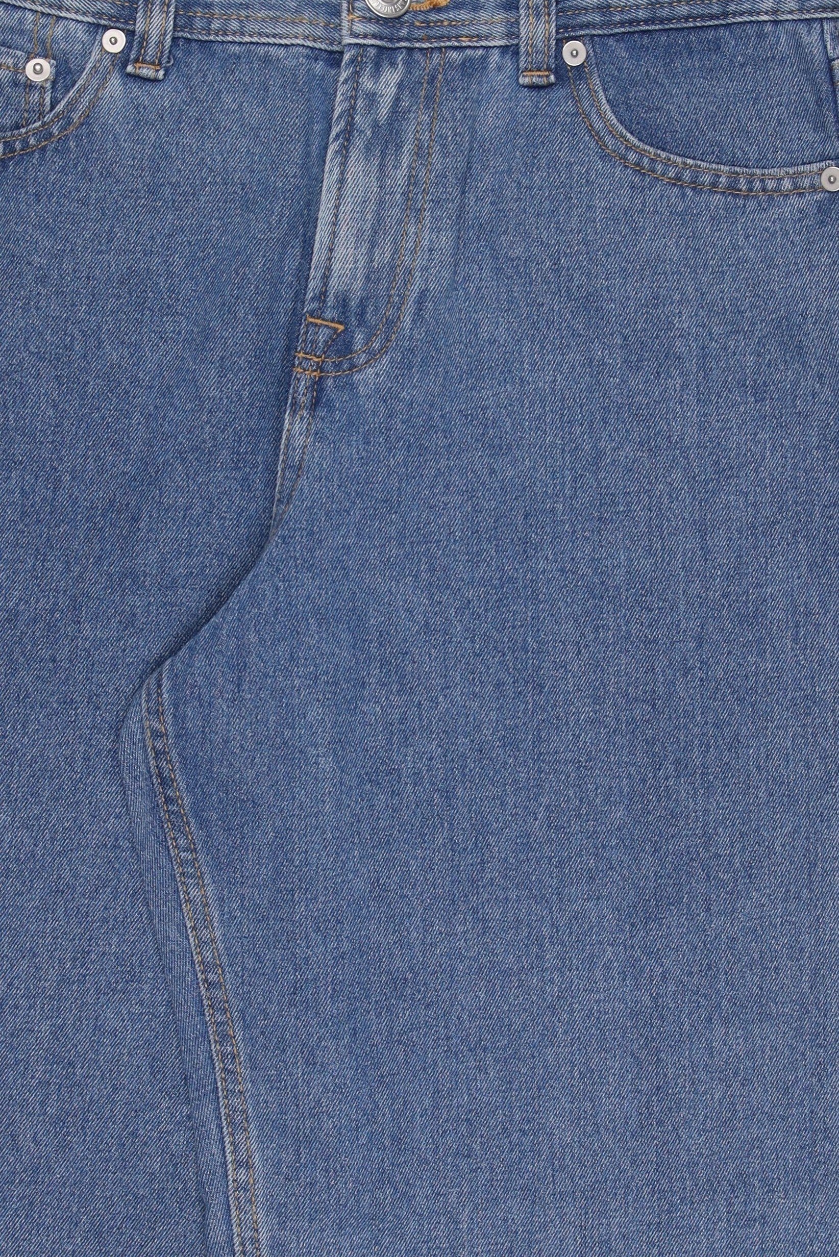 Kids Boy Baggy Fit Washed Denim Jeans, Blue