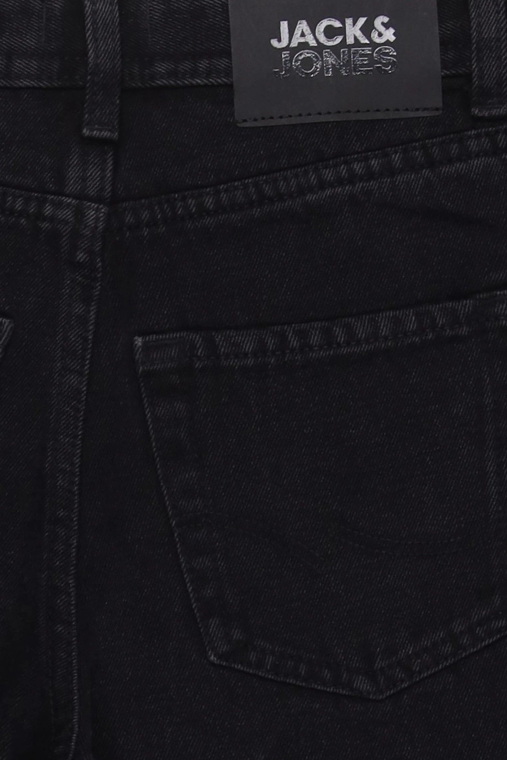 Kids Boy Regular Fit Solid Non Stretch Jeans, Black